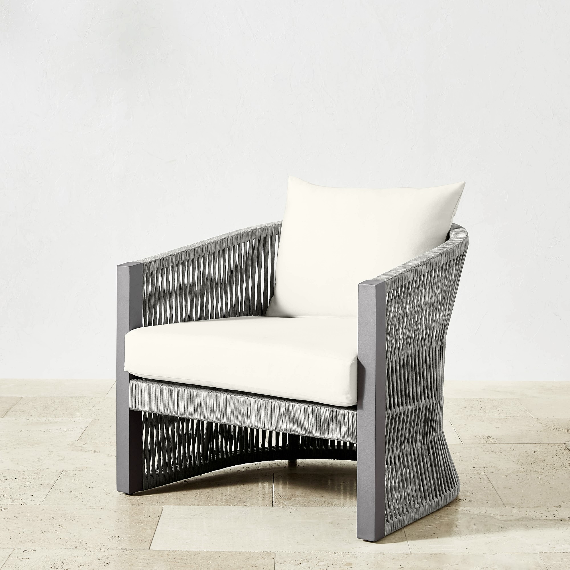 Pasadena Outdoor Metal Club Chair