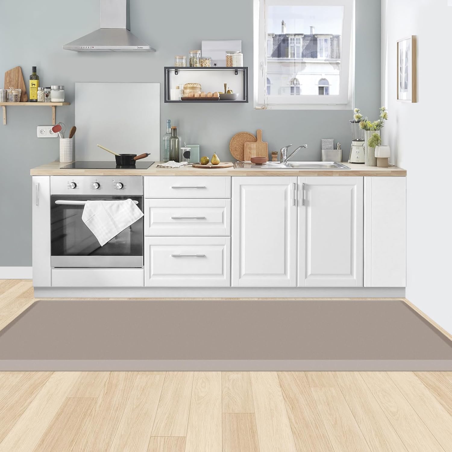 KitchenClouds Kitchen Mat Cushioned Anti Fatigue Rug 17.3