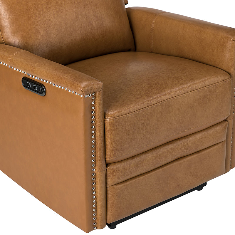 Ottfried Genuine Leather Power Recliner