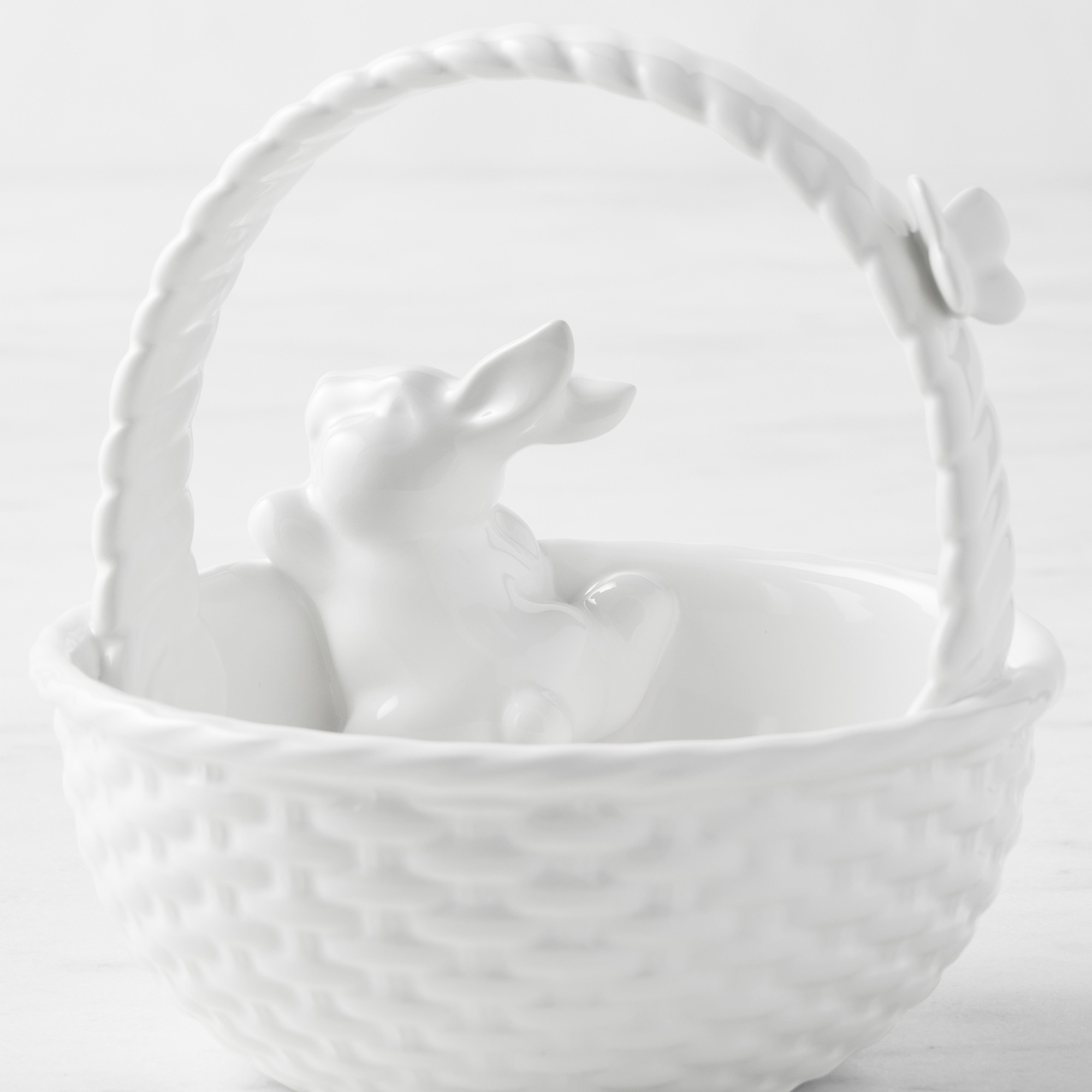 Sculptural Bunny Easter Basket