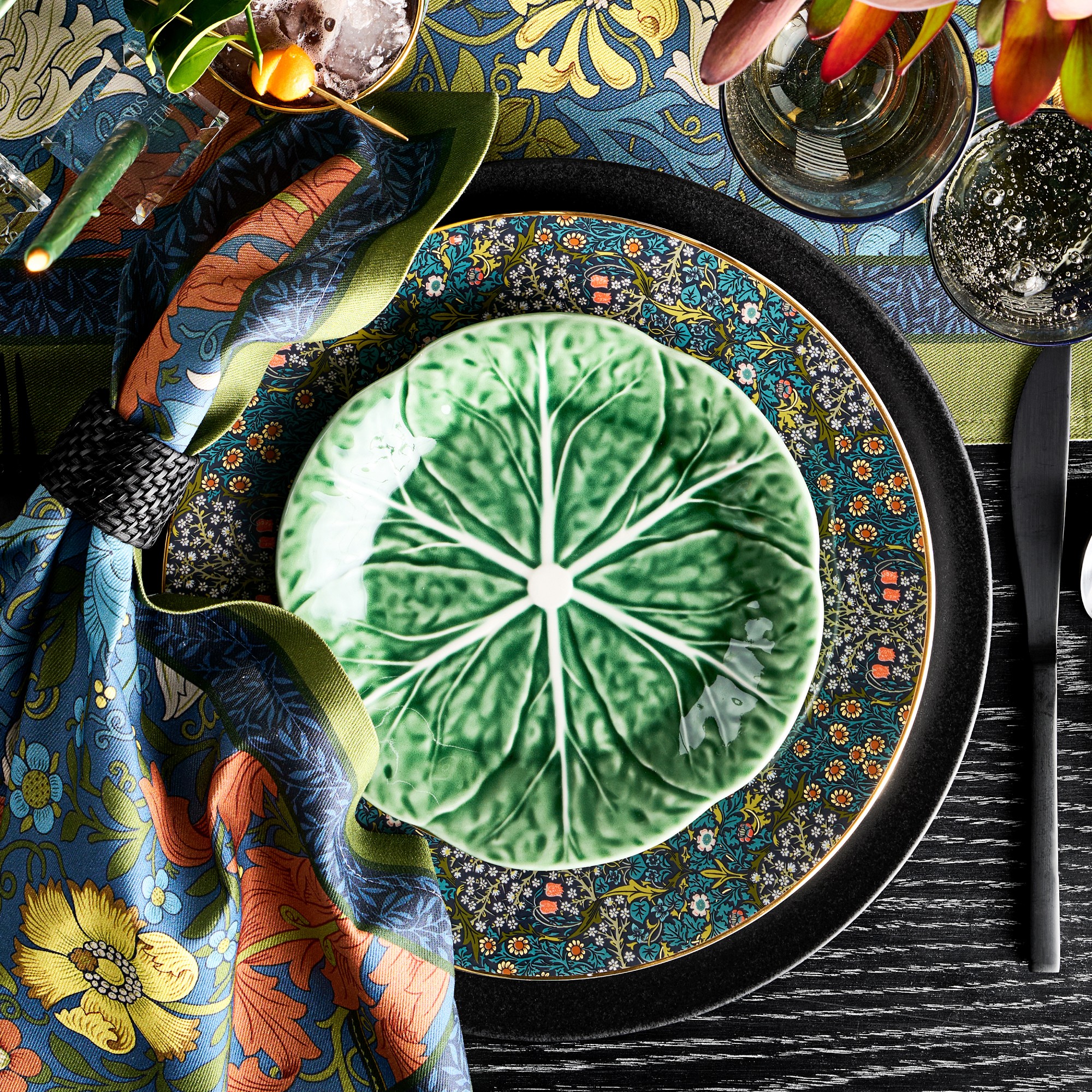 Morris & Co. x Williams Sonoma Cotswold Dinnerware Collection