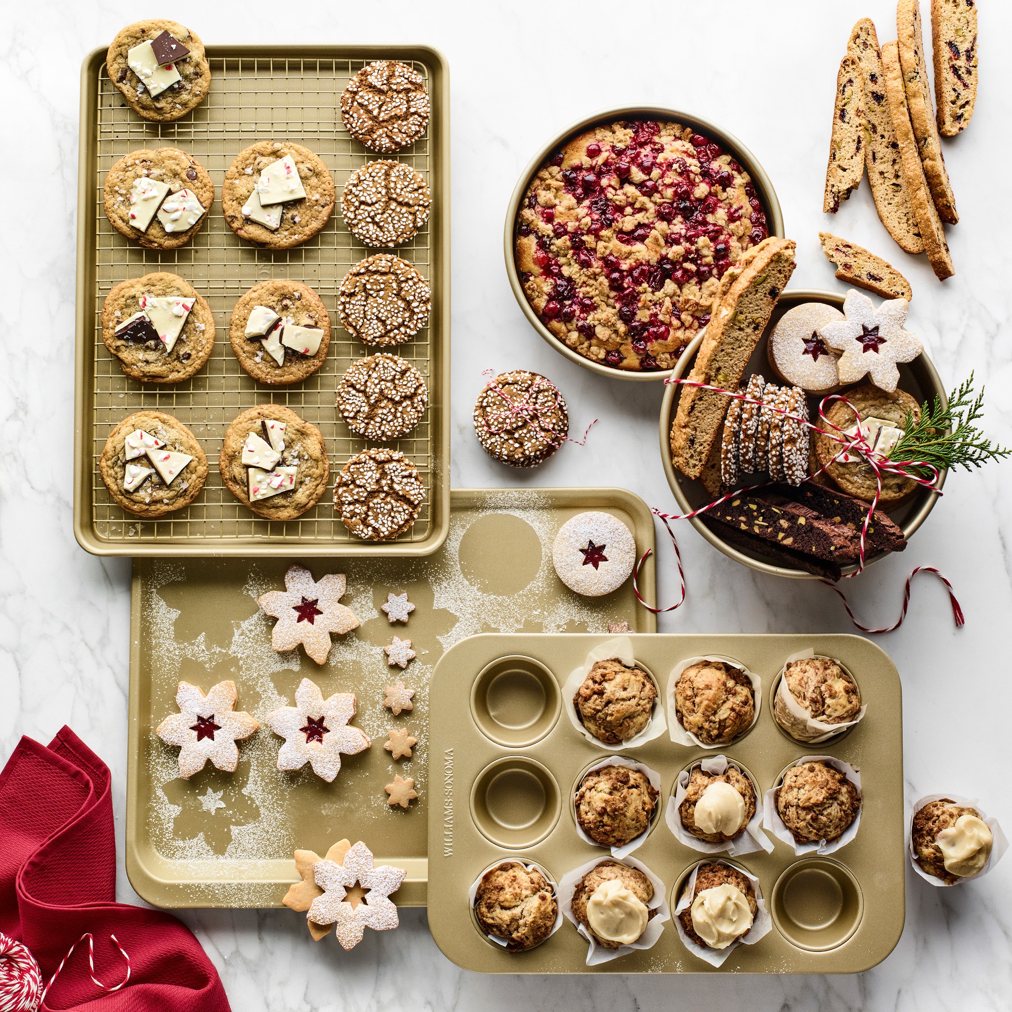 Williams Sonoma Goldtouch® Pro Nonstick Bakeware Essentials, Set of 6