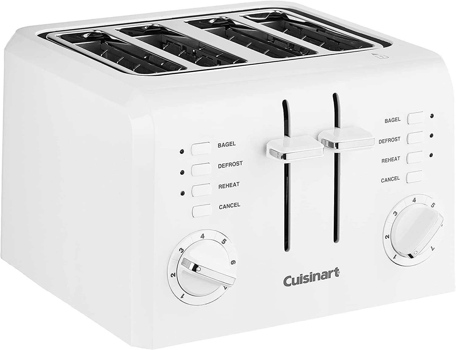 Cuisinart CPT-122BK 2-Slice Compact Plastic Toaster, Black