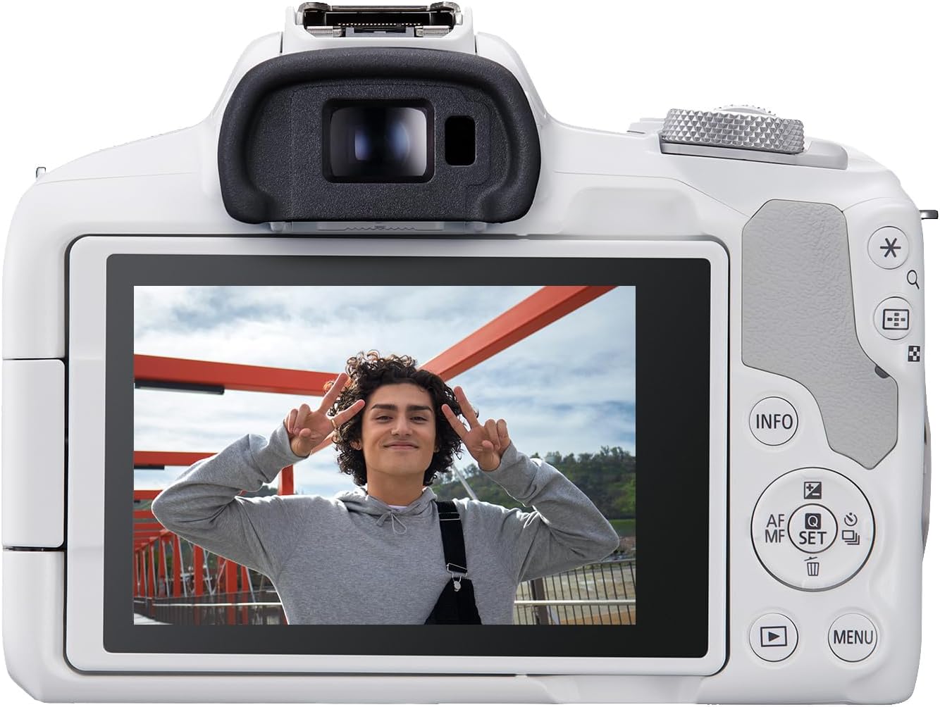 Canon EOS R50 Mirrorless Camera RF-S18-45mm F4.5-6.3 is STM Lens Kit, 24.2 Megapixel CMOS (APS-C) Sensor, 4K Video, Hybrid Camera, Photo and Video, Vlogging, Content Creator, RF Mount, Black