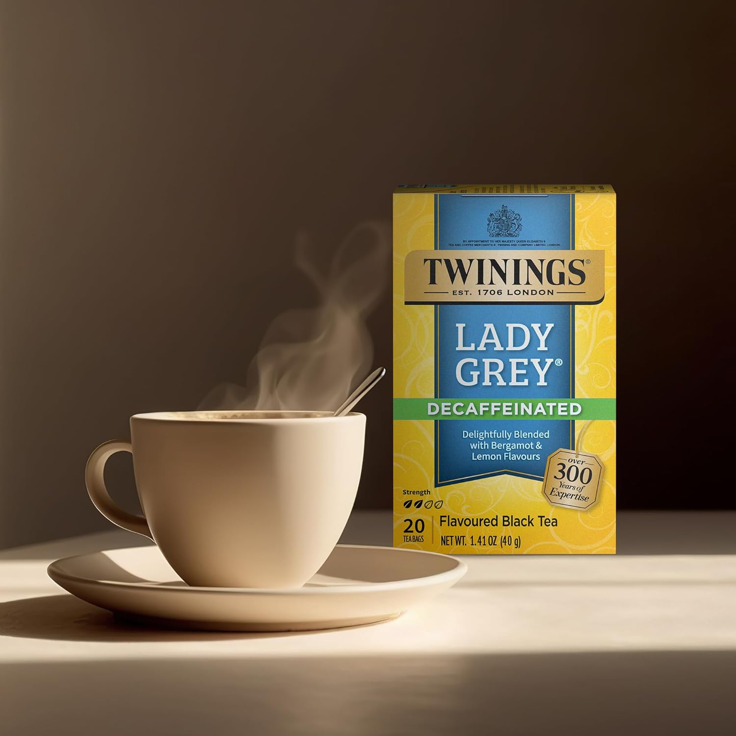 Twinings English Breakfast Black Tea Individually Wrapped Bags, 100 Count (Pack of 1), Smooth, Flavourful, and Robust, Caffeinated, Enjoy Hot or Iced | Packaging May Vary