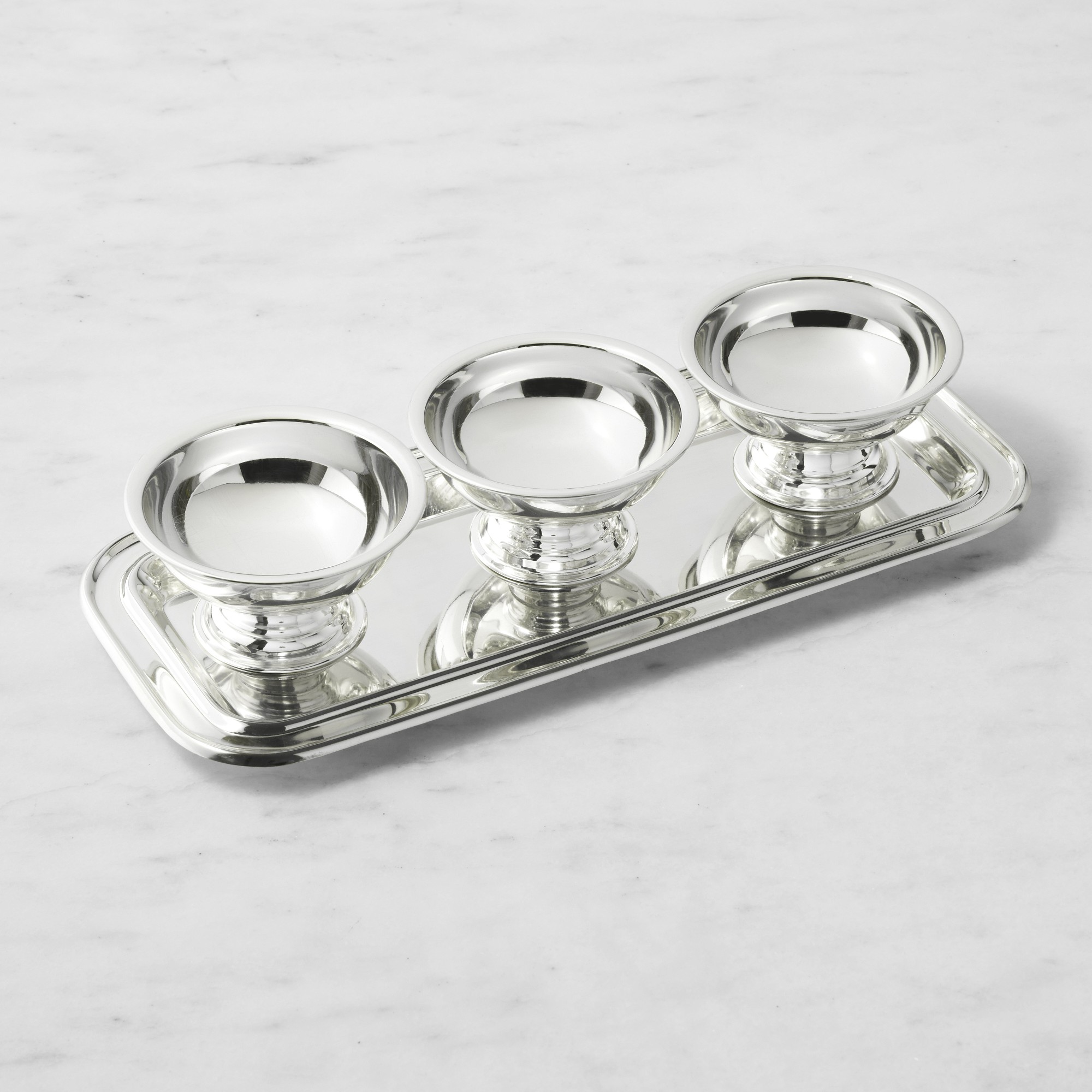 Heirloom Silver Condiment Tray