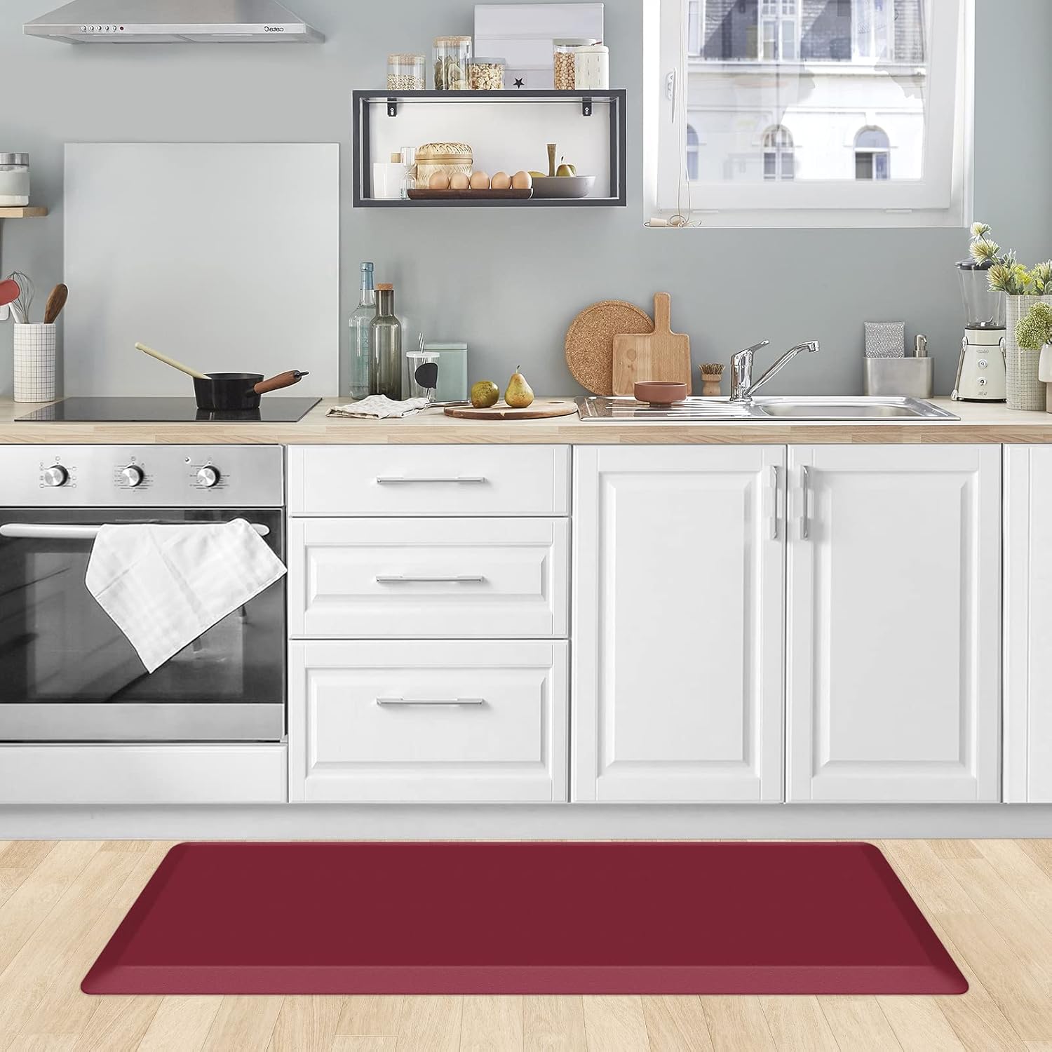 KitchenClouds Kitchen Mat Cushioned Anti Fatigue Rug 17.3