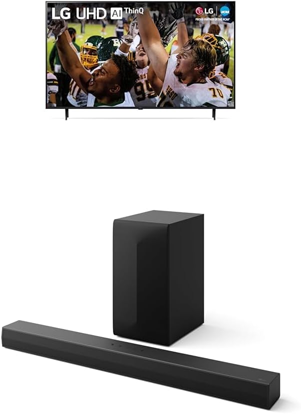 LG 50-Inch Class UR9000 Series Alexa Built-in 4K Smart TV (3840 x 2160),Bluetooth, Wi-Fi, USB, Ethernet, HDMI 60Hz Refresh Rate, AI-Powered 4K,Black