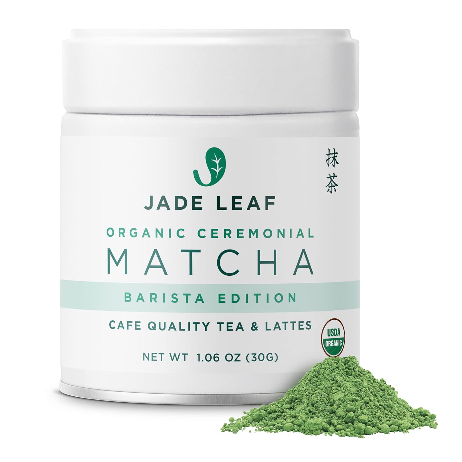 Jade Leaf Matcha Organic Green Tea Powder - Culinary Grade Premium Second Harvest - Authentic Japanese Origin (1.06 Ounce Pouch)