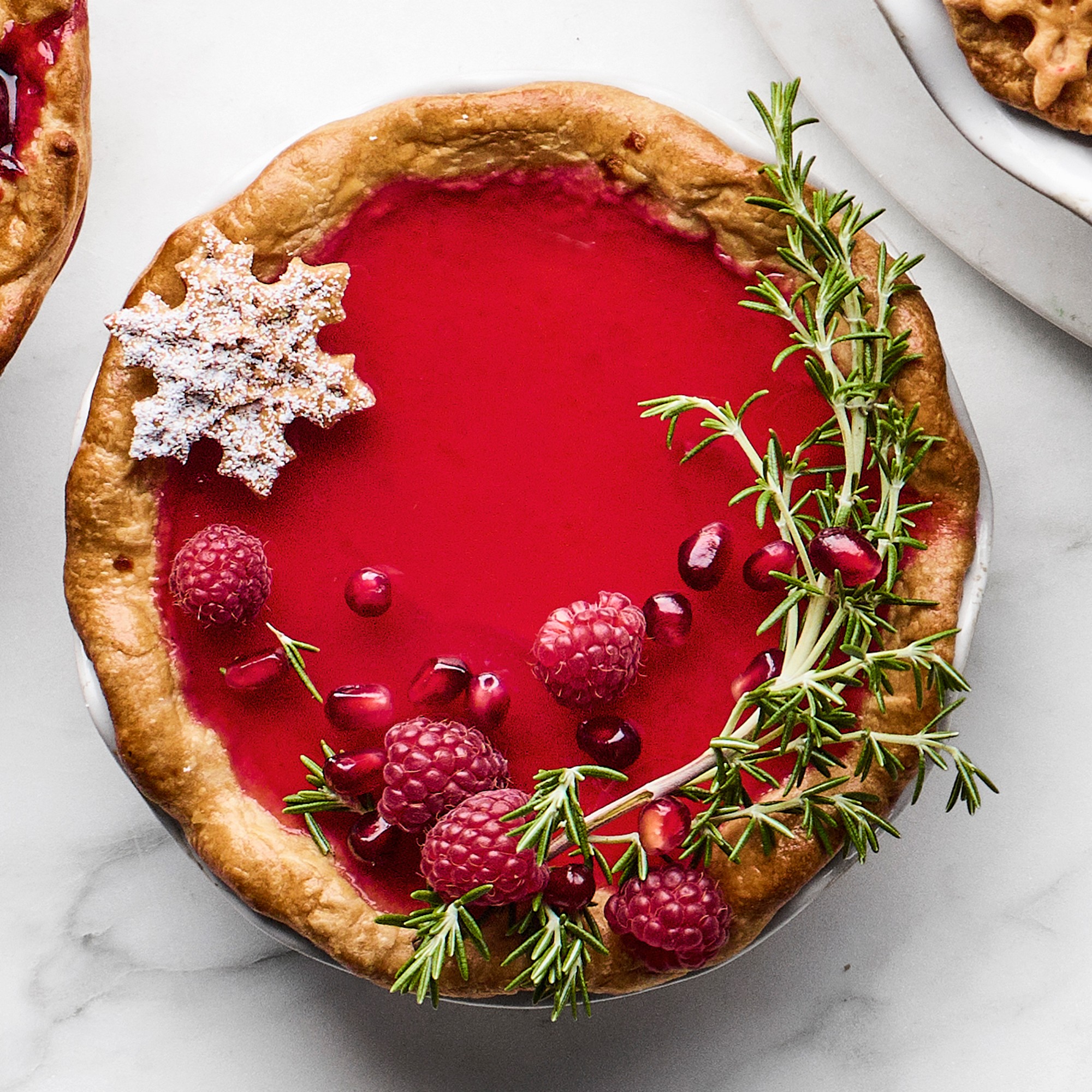 Williams Sonoma Holiday Twas Pie Punches, Set of 6