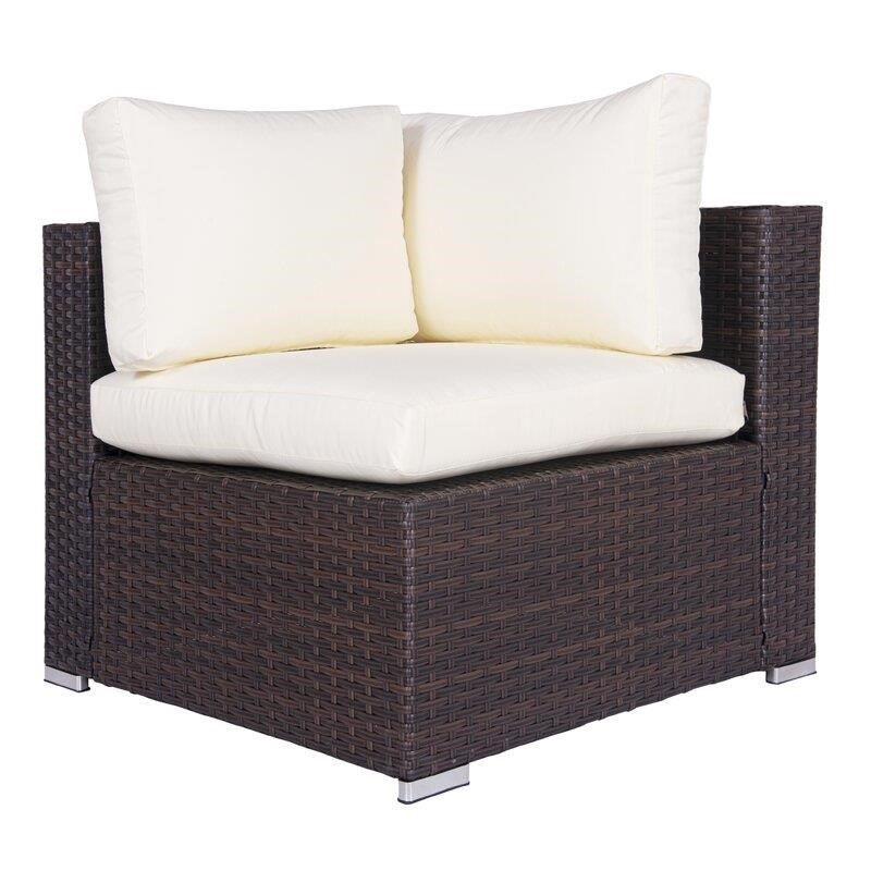 Jahala Wicker/Rattan 6 - Person Seating Group with Cushions