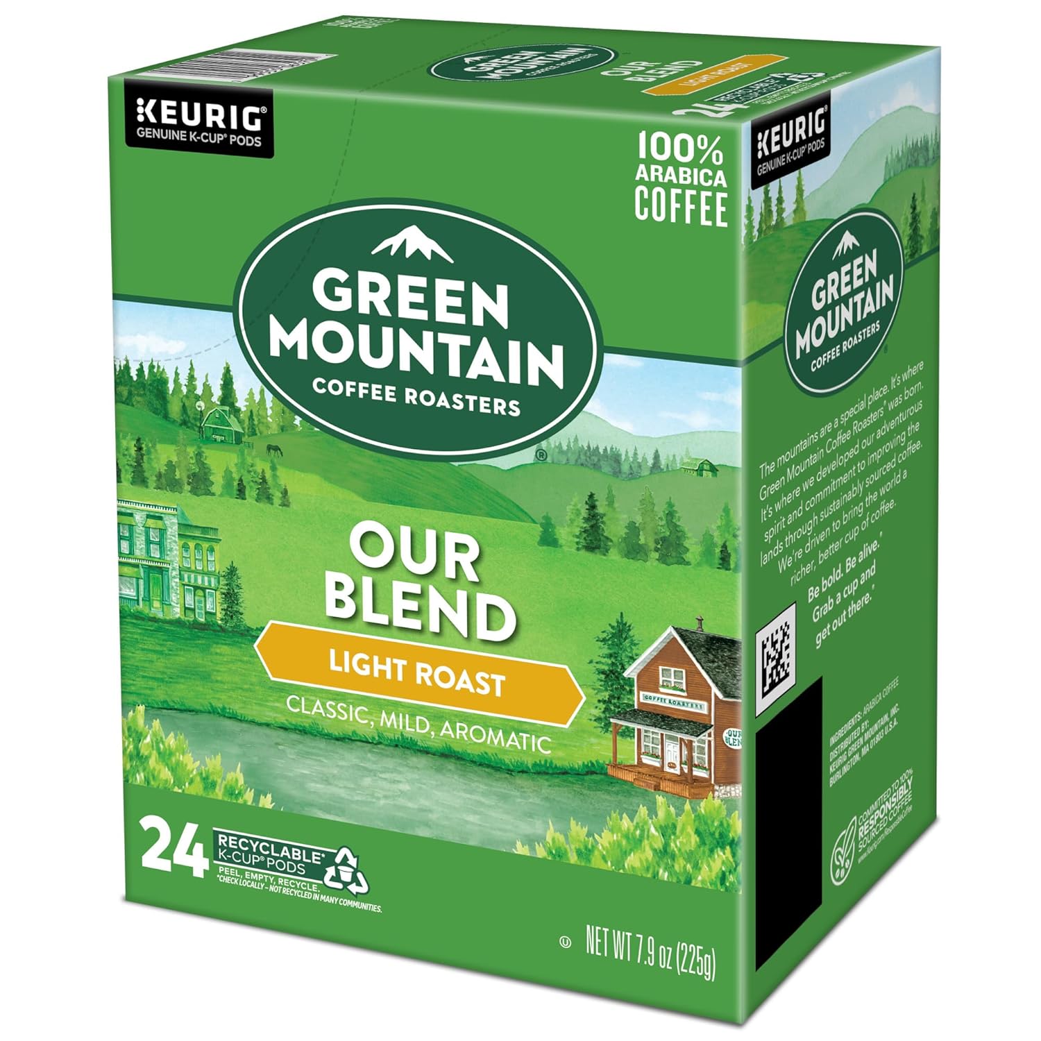 Green Mountain Coffee Roasters Breakfast Blend Single-Serve Keurig K-Cup Pods, Light Roast Coffee, 96 Count