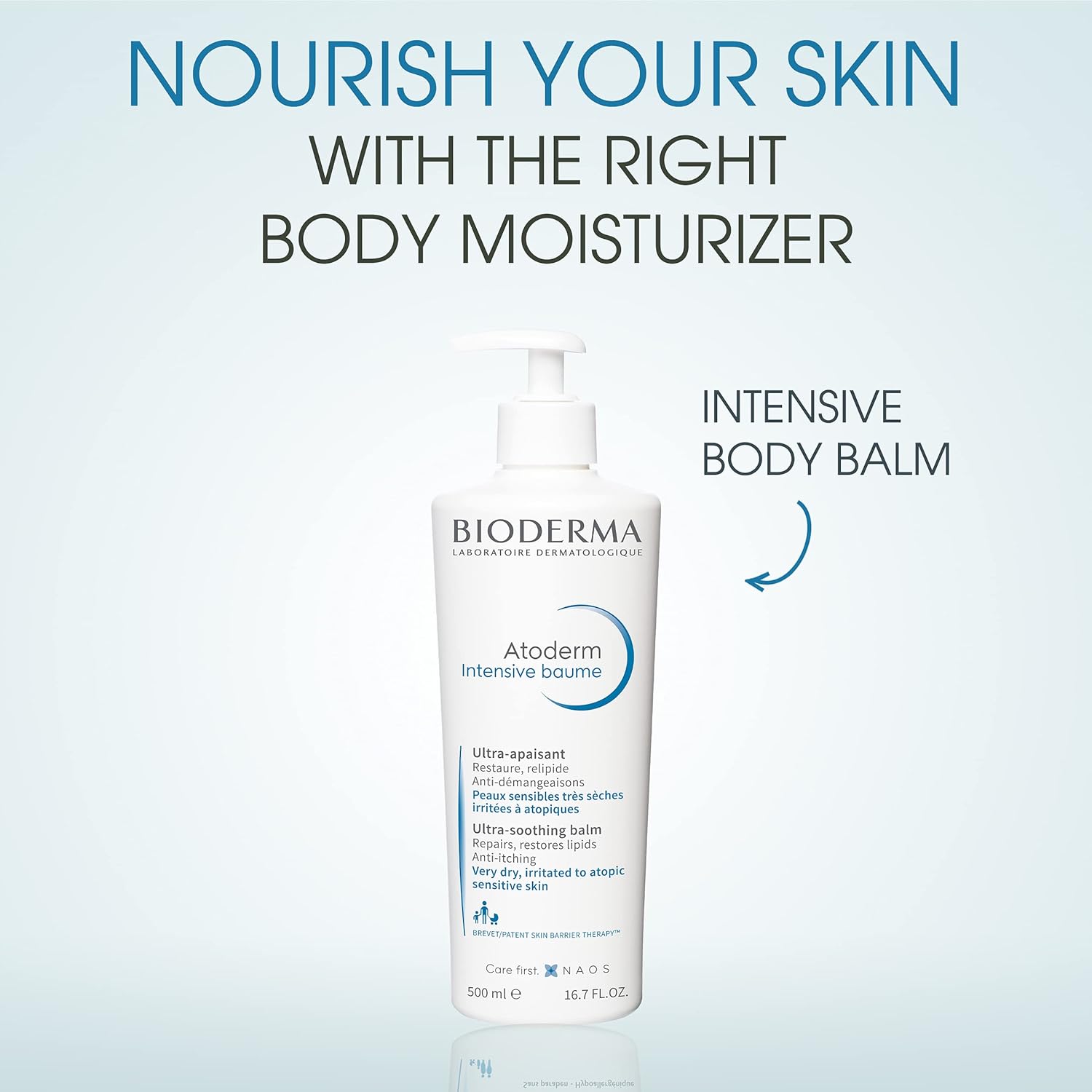 Bioderma Atoderm Shower Oil, Cleansing Oil For Face & Body, Nourishing Cleansing Oil