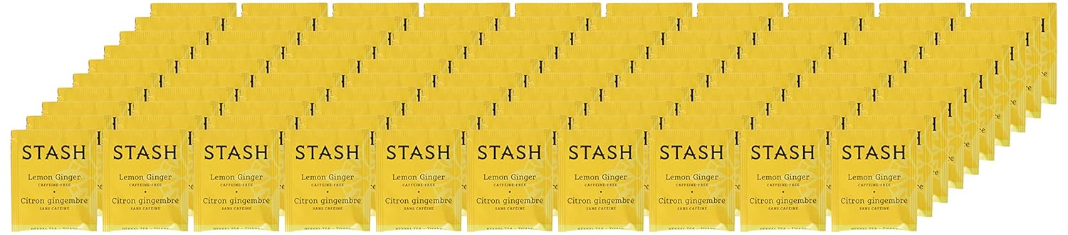 Stash Tea Double Bergamot Earl Grey Black Tea, Box of 100 Tea Bags