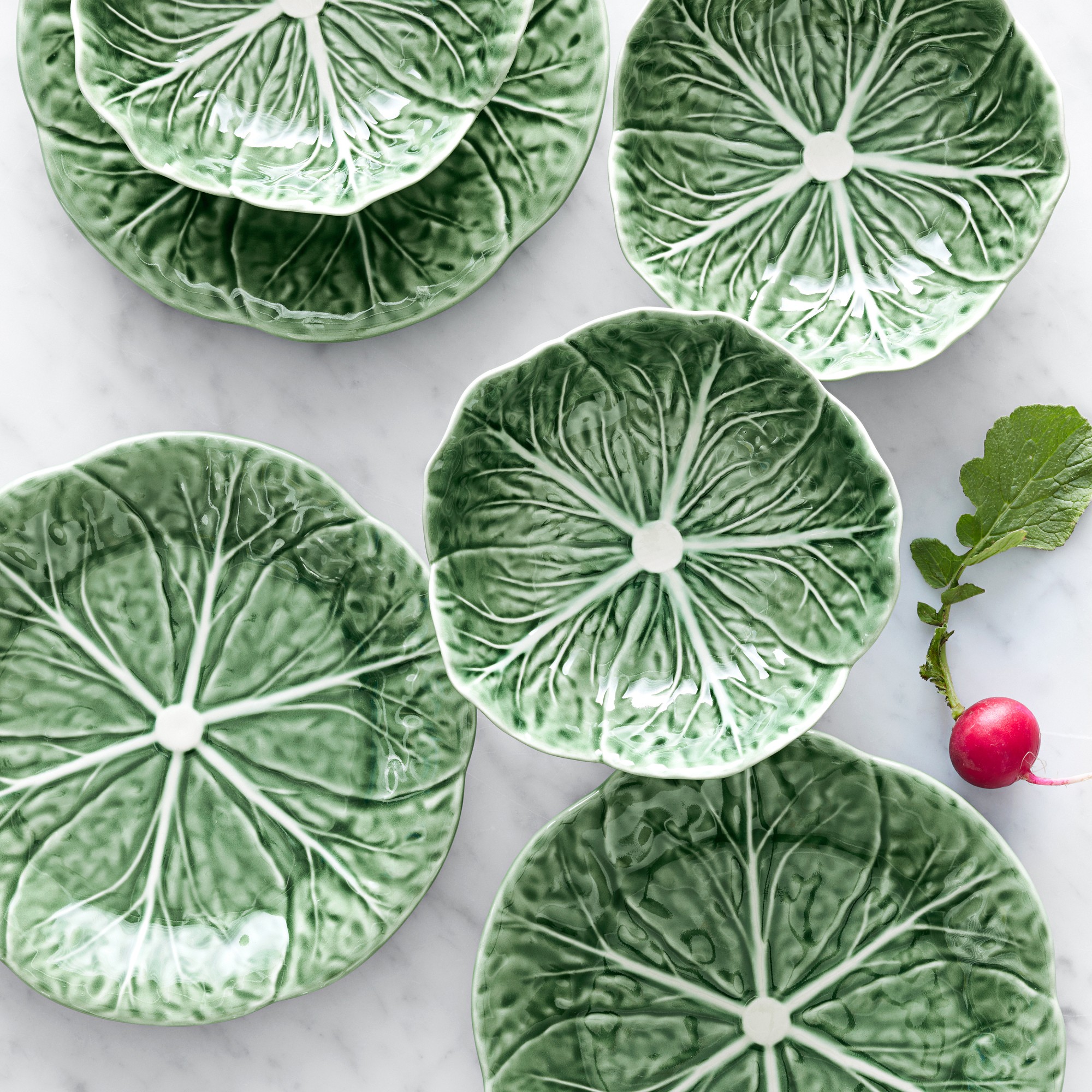 Bordallo Pinheiro Cabbage Salad Plates