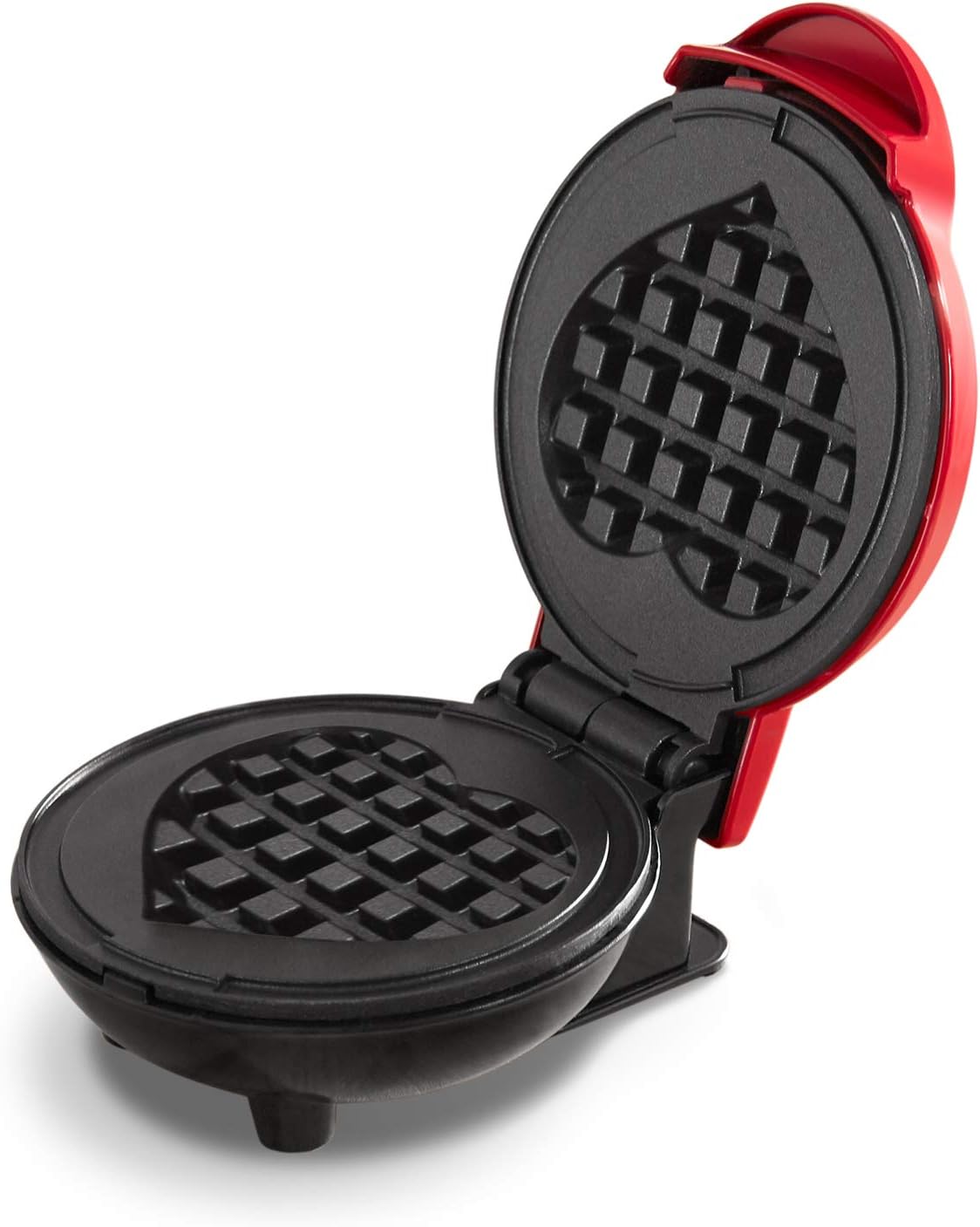 DASH Mini Waffle Maker - 4” Waffle Mold, Nonstick Waffle Iron with Quick Heat-Up, PTFE Nonstick Surface - Perfect Mini Waffle Maker for Kids and Families, Just Add Batter (Aqua)