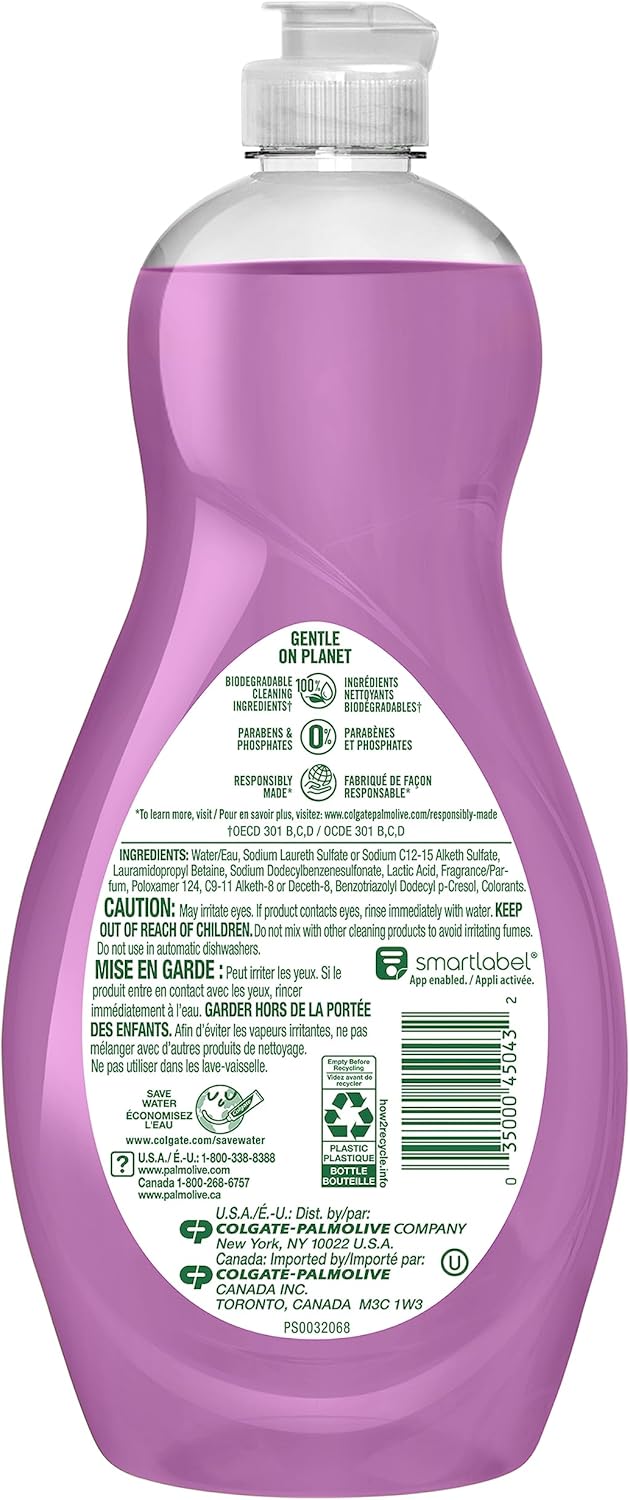 Palmolive Ultra Strength Liquid Dish Soap, Original Green, 20 Fluid Ounce(Packaging May Vary)