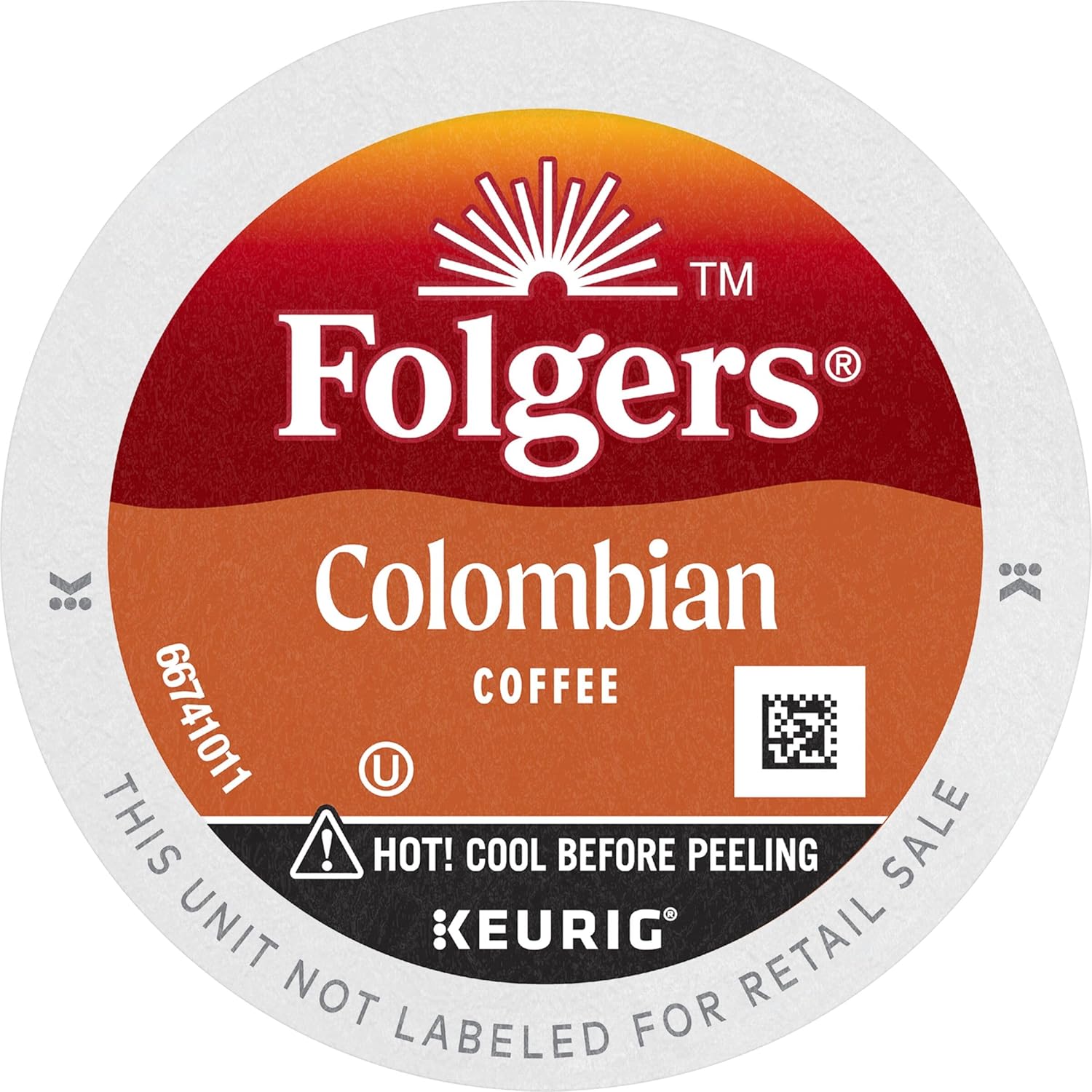 Folgers Classic Roast Medium Roast Coffee, 72 Keurig K-Cup Pods