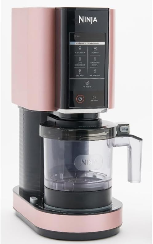 SharkNinja NC301 CREAMi 7-In-1 Ice Cream Maker with 7 Custom Frozen Treat Modes and Easy 3-Step Treat Preparation (Cloud Silver, Renewed)
