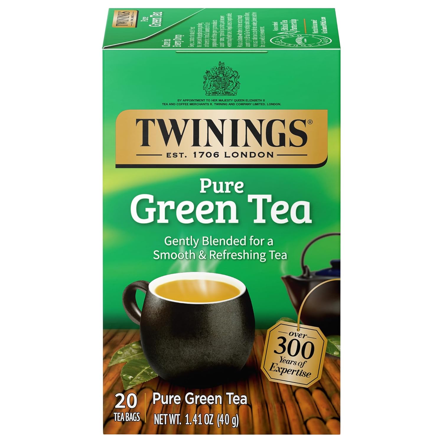 Twinings English Breakfast Black Tea Individually Wrapped Bags, 100 Count (Pack of 1), Smooth, Flavourful, and Robust, Caffeinated, Enjoy Hot or Iced | Packaging May Vary