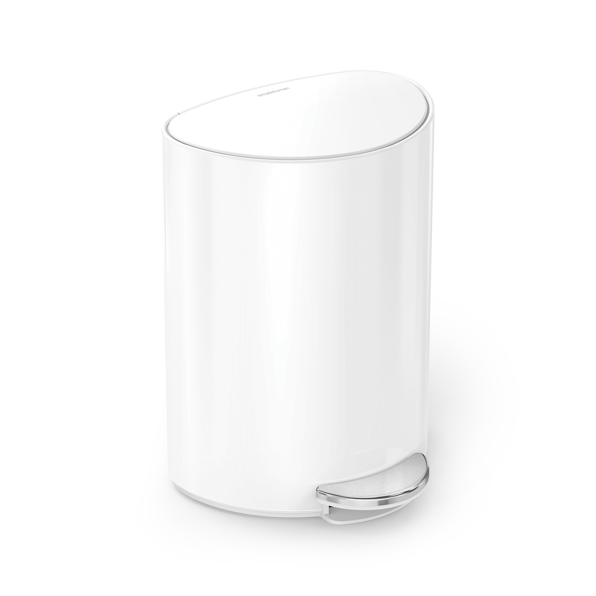 simplehuman™ 6L Semi Round Step Trash Can