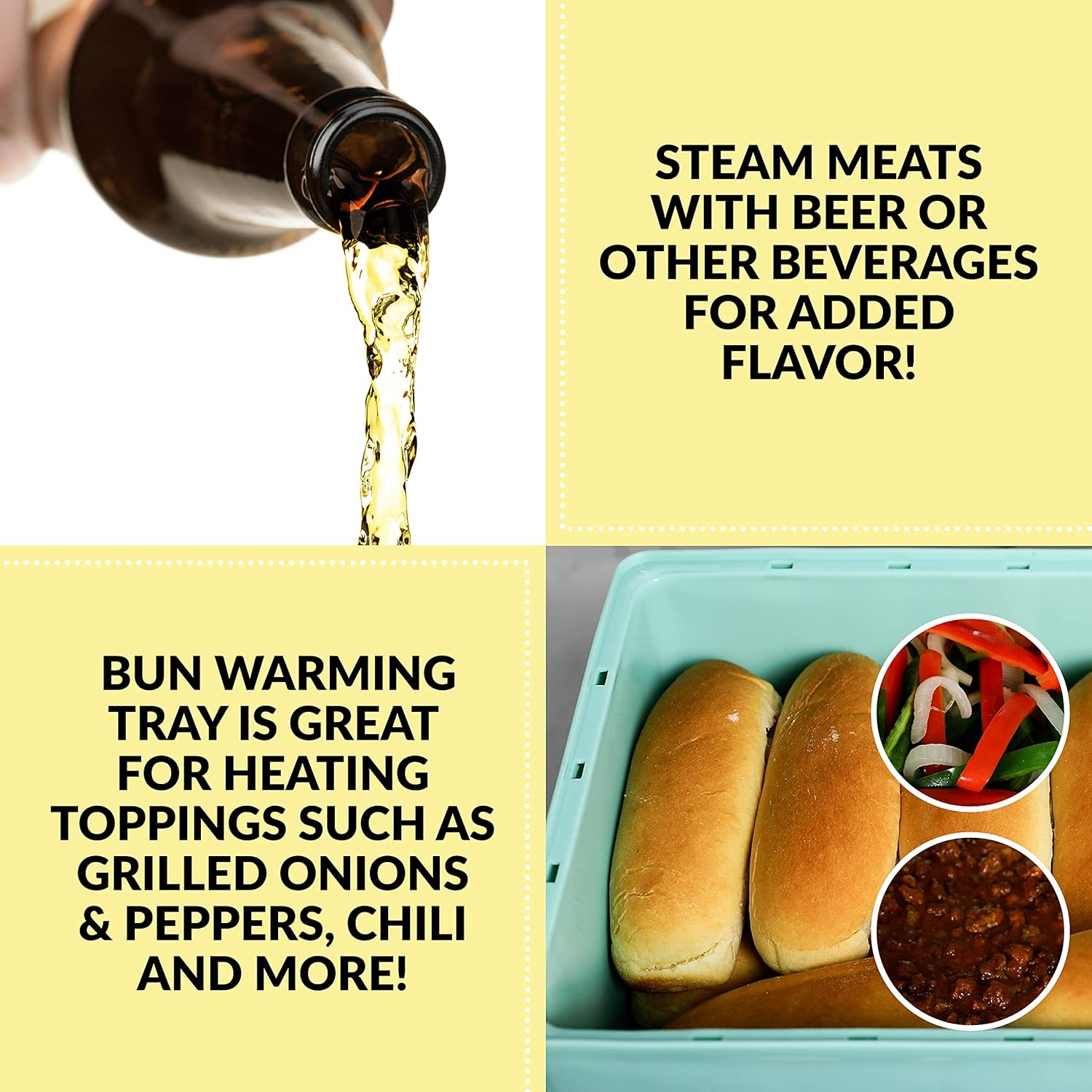 Nostalgia Extra Large Diner-Style Coca-Cola Hot Dog Steamer and Bun Warmer, 24 Hot Dog and 12 Bun Capacity, Steam Bratwursts, Sausages, Vegetables, Fish, Dumplings, Red