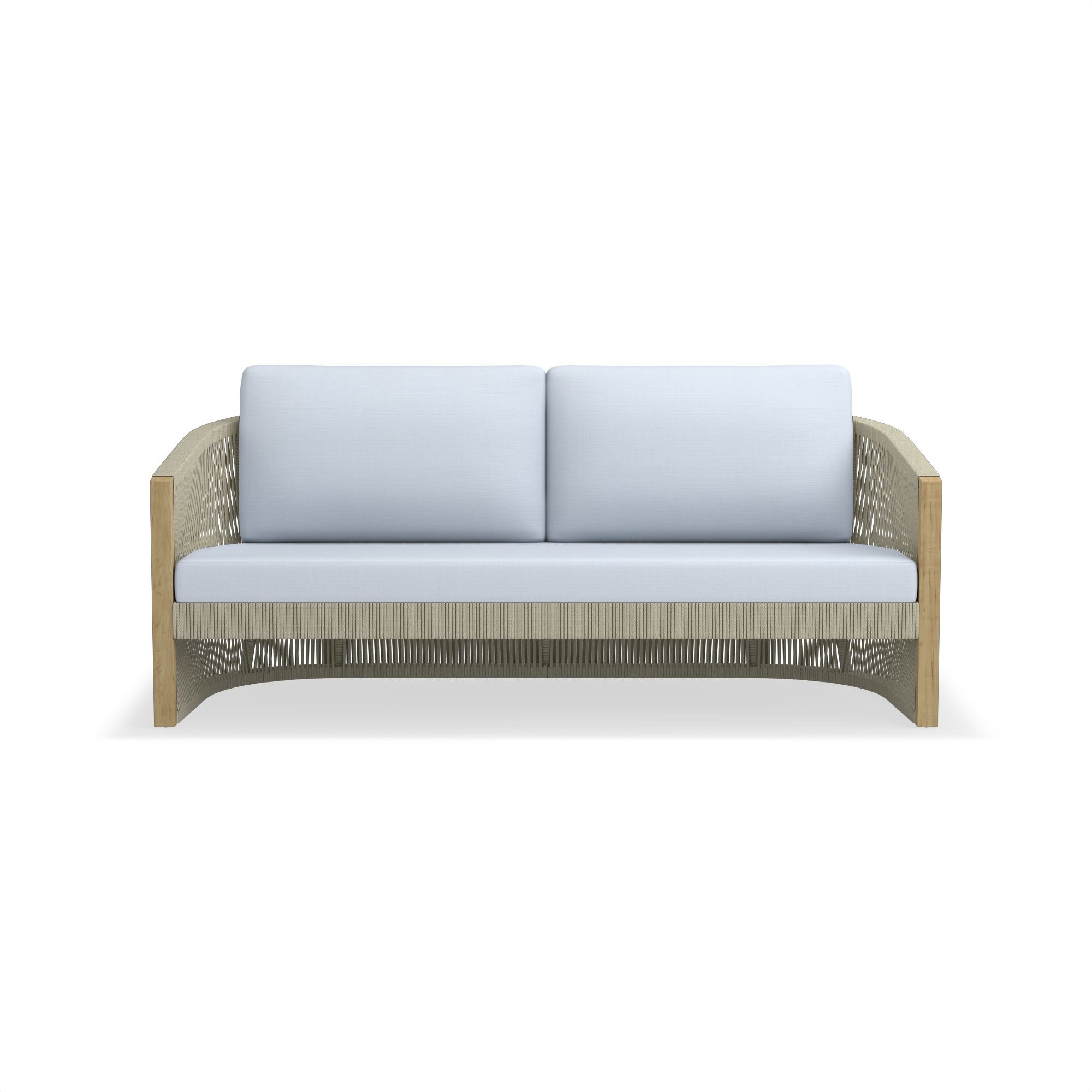 Pasadena Outdoor Teak and Rope Sofa Cushions