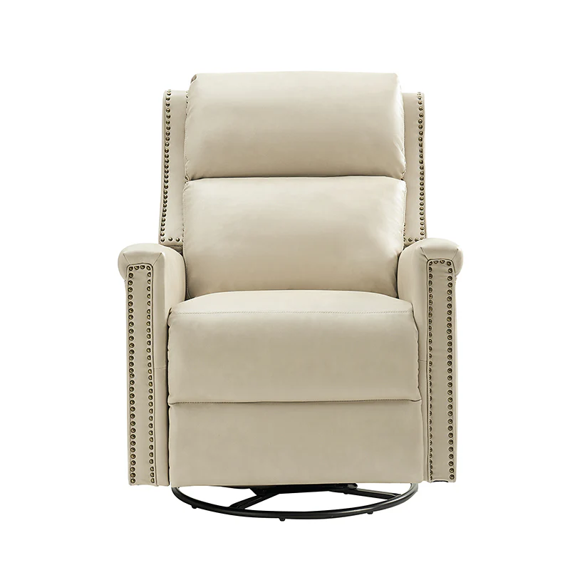 Anton Traditional Design Swivel and Rocker Power Recliner
