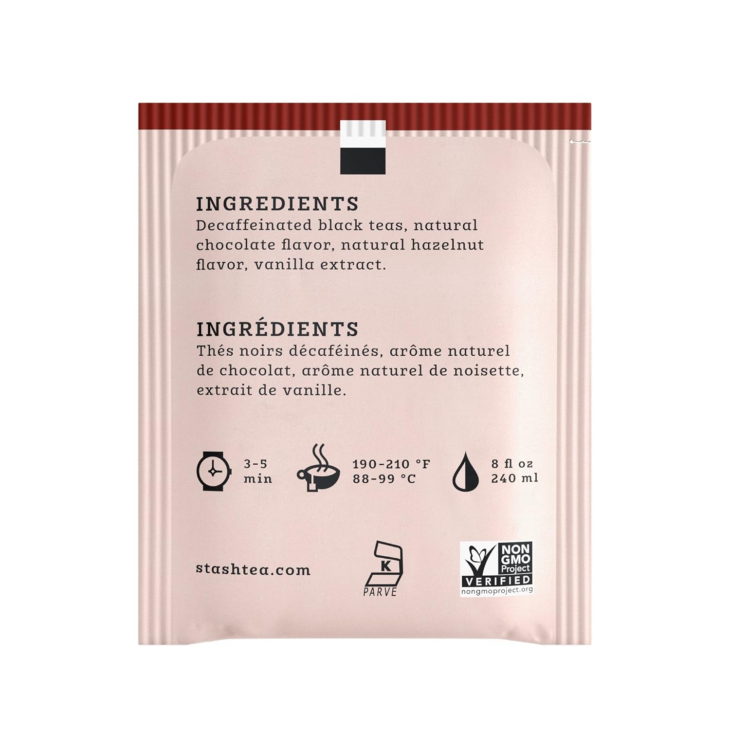 Stash Tea Double Bergamot Earl Grey Black Tea, Box of 100 Tea Bags