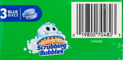 Scrubbing Bubbles Toilet Continuous Clean Drop-Ins, Toilet Bowl Tablets Help Prevent Limescale Buildup and Stains, 5 Count, 7.05 Oz