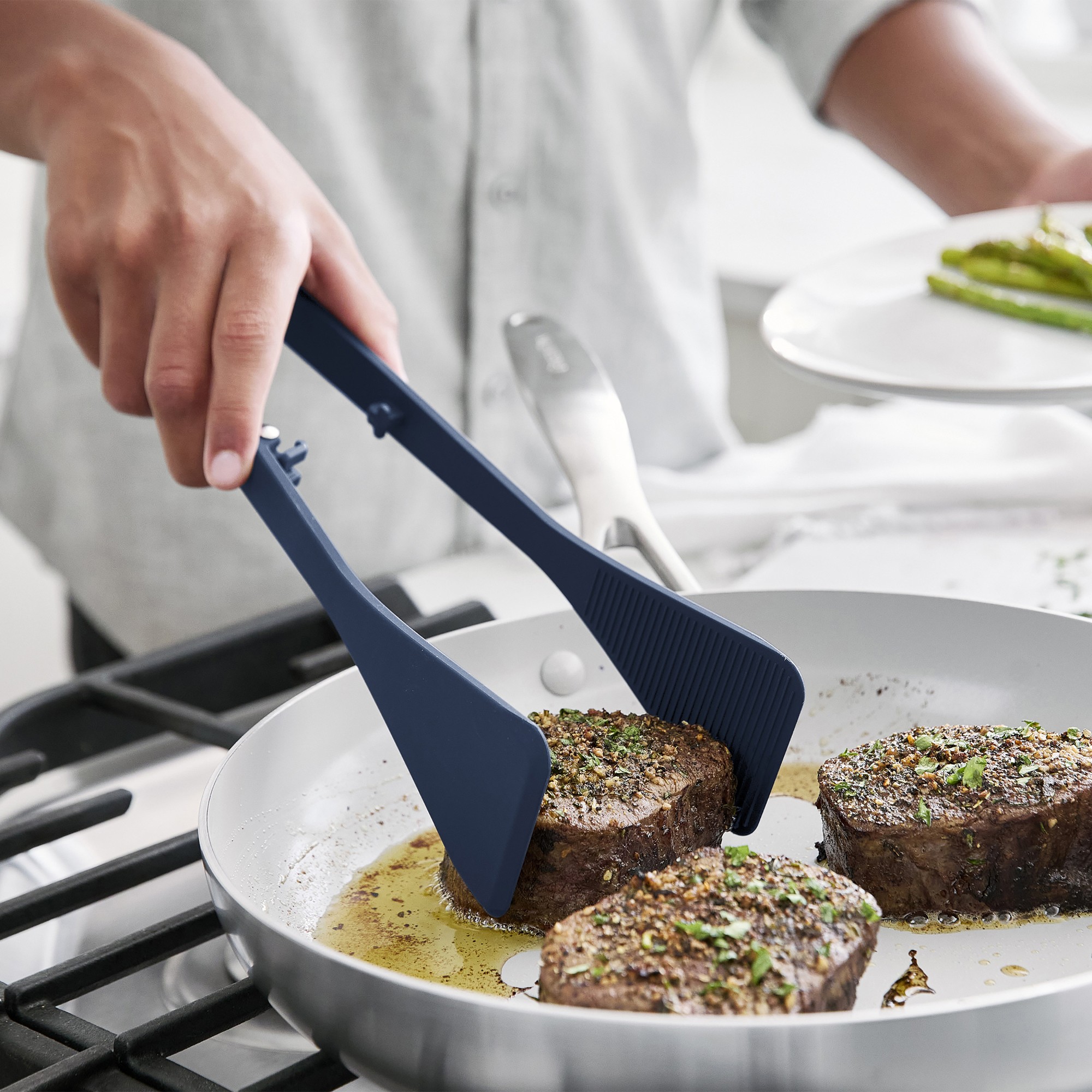 GreenPan™ Premiere Silicone Wide Tongs