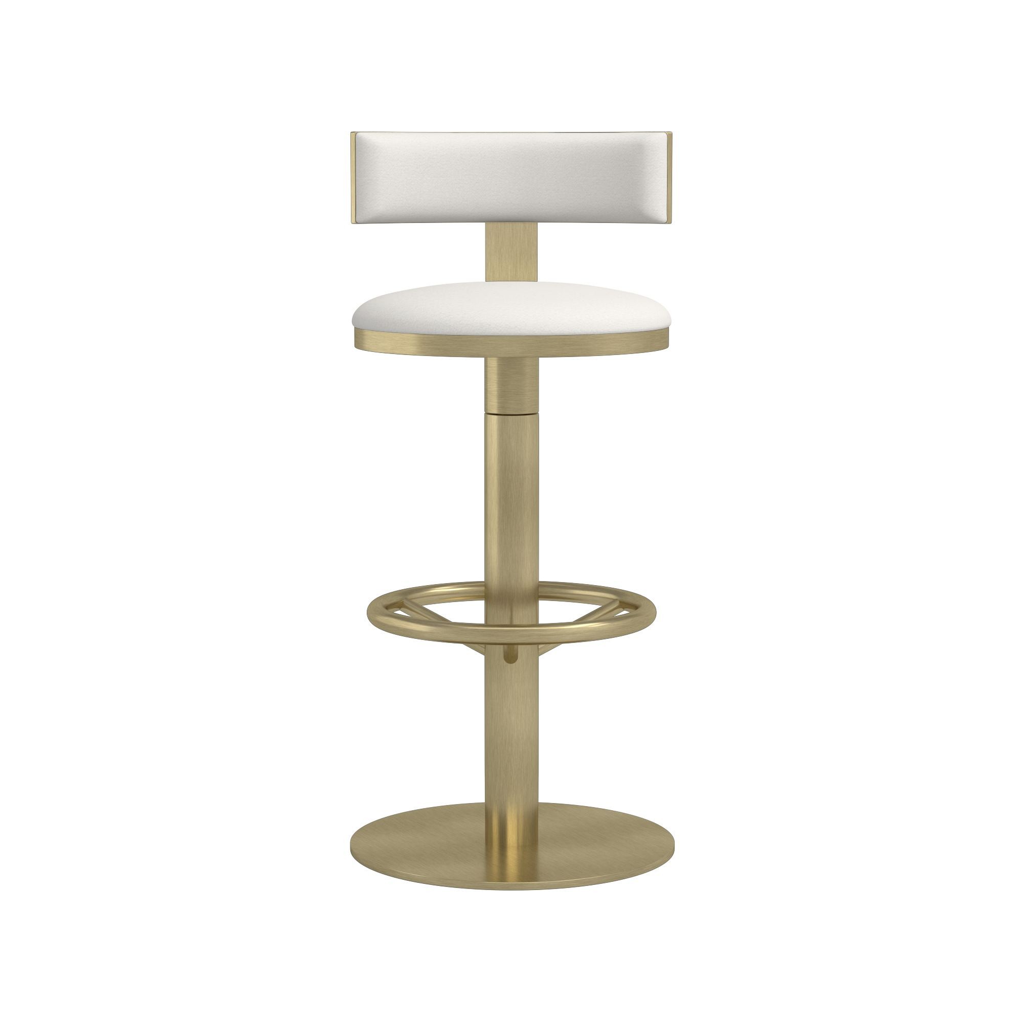Larkin Upholstered Pedestal Counter & Bar Stool