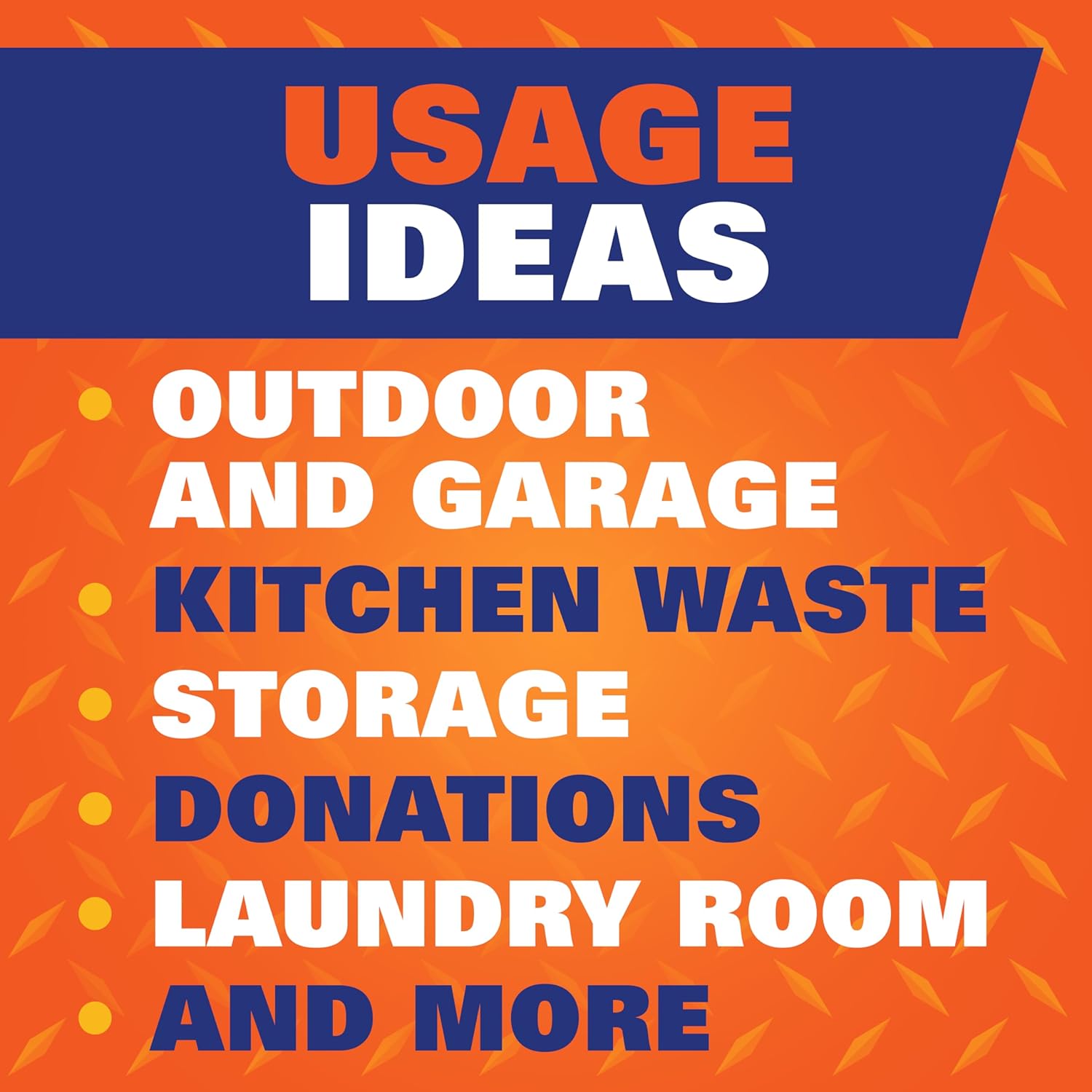 Hefty Strong Large Trash Bags, 30 Gallon, 74 Count (Packaging may vary)