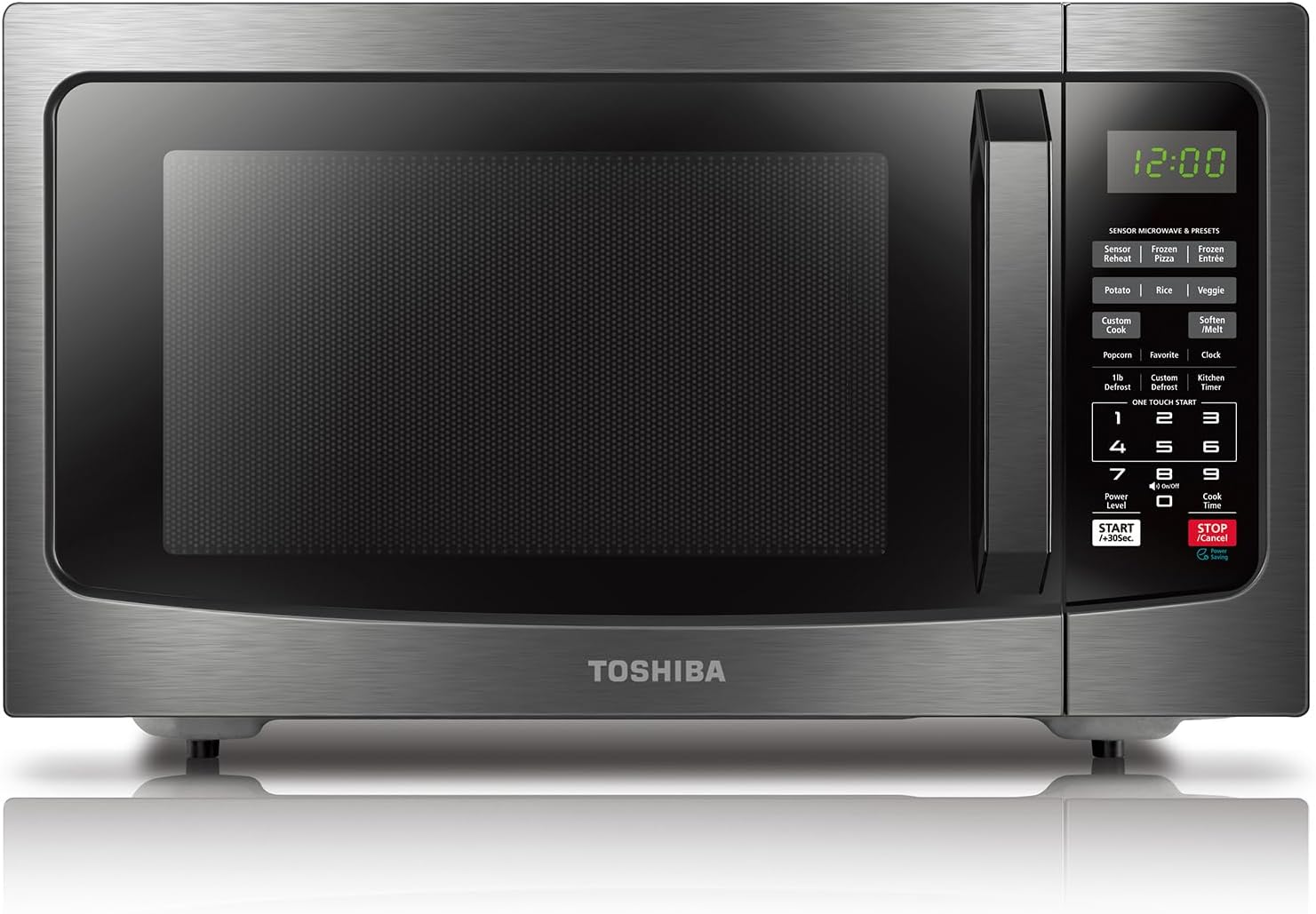 TOSHIBA EM131A5C-BS Countertop Microwave Ovens 1.2 Cu Ft, 12.4