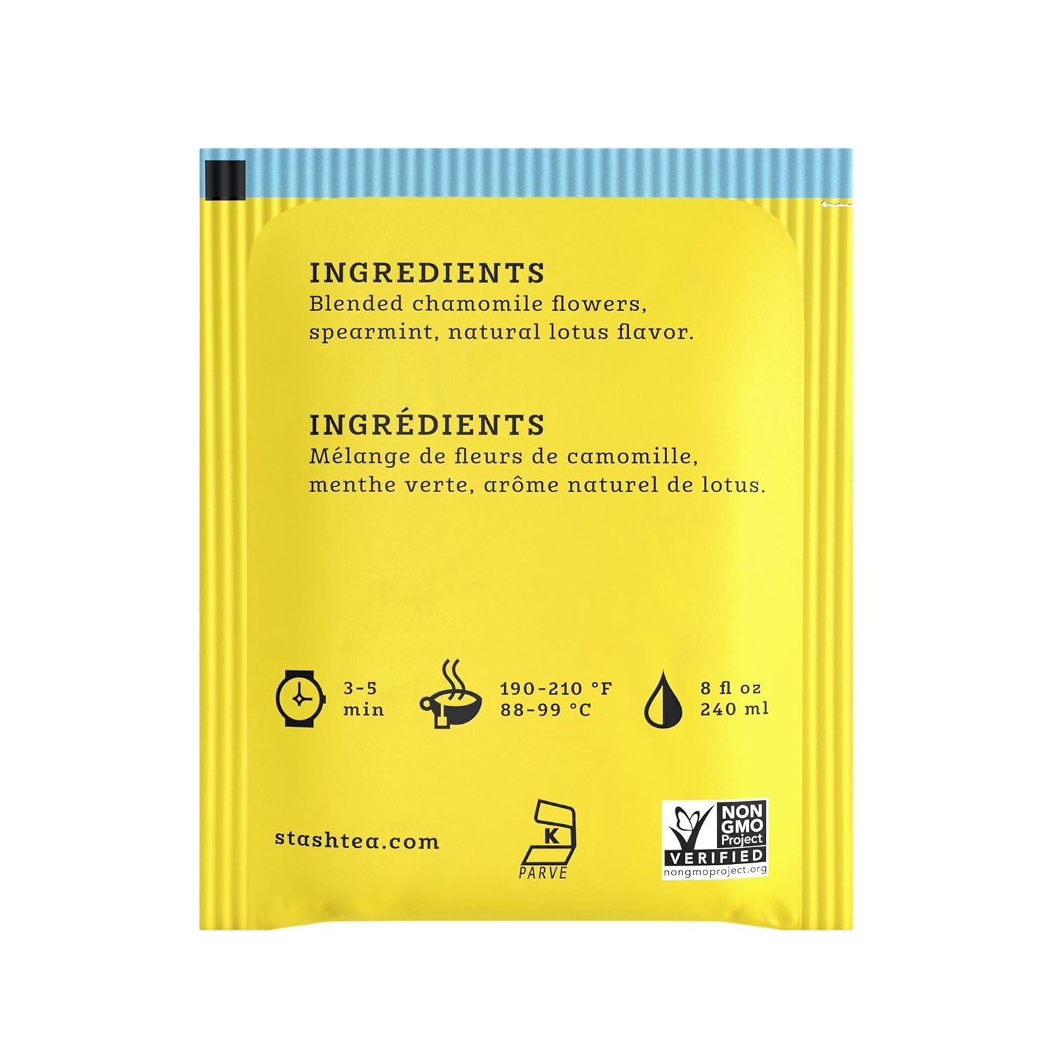 Stash Tea Double Bergamot Earl Grey Black Tea, Box of 100 Tea Bags