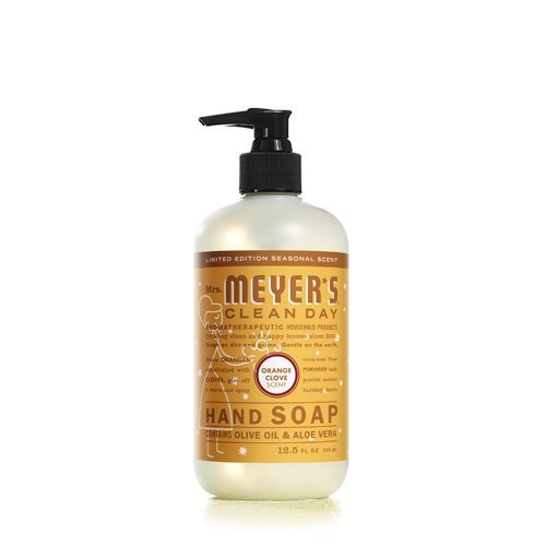 MRS. MEYER'S CLEAN DAY Hand Soap, Made with Essential Oils, Biodegradable Formula, Honeysuckle, 12.5 fl. oz - Pack of 3