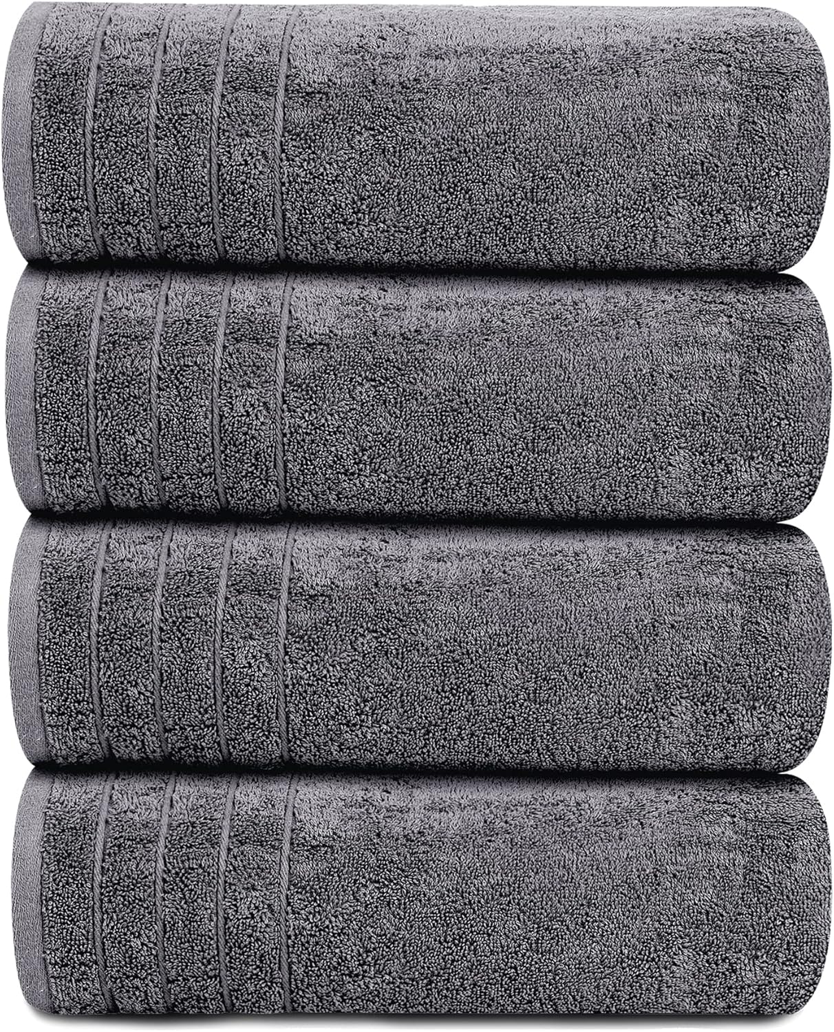 Tens Towels Extra Large Bath Towels 30 x 60 Inches, 100% Cotton, Larger & Lighter, Quicker to Dry, Lighter Weight, Super Soft and Absorbent, Perfect Bathroom Towels