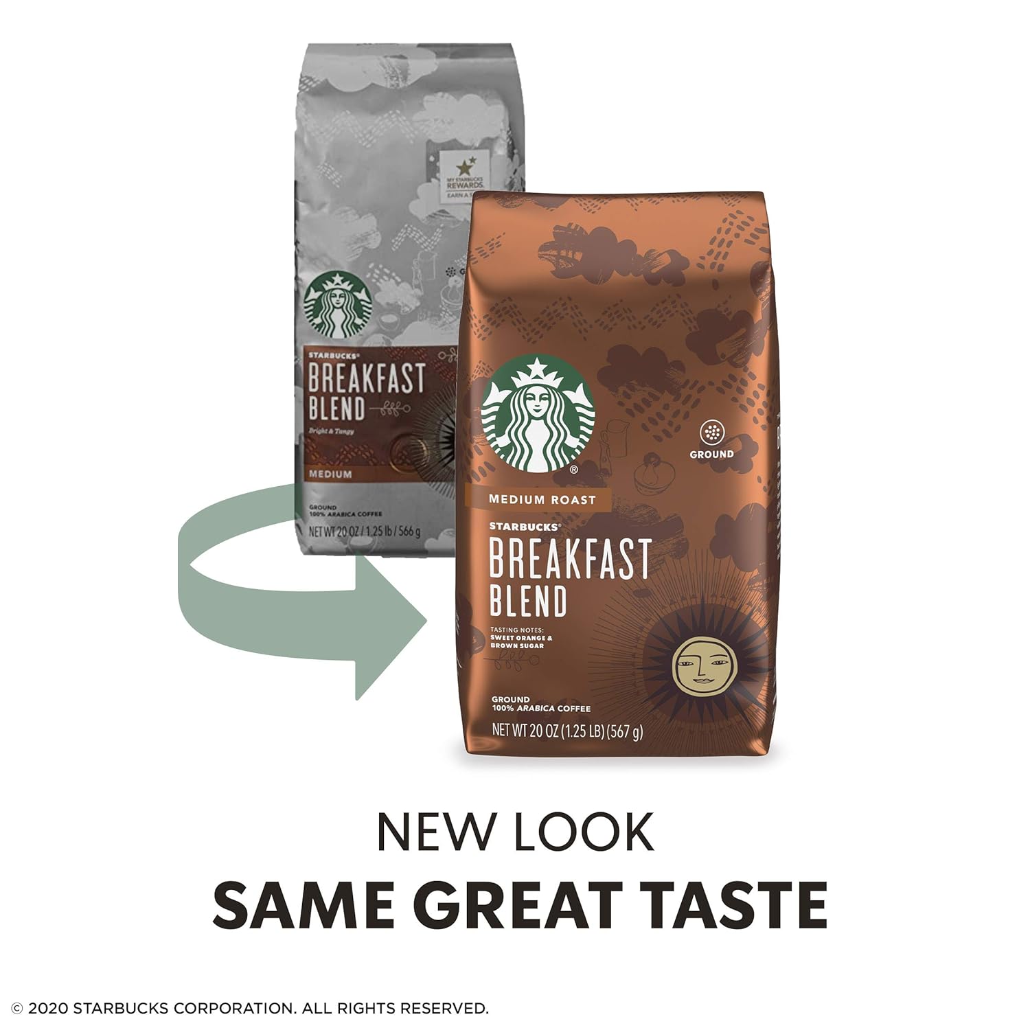 Starbucks Ground Coffee, Medium Roast Coffee, Pike Place Roast, 100% Arabica, 1 Bag (28 Oz)