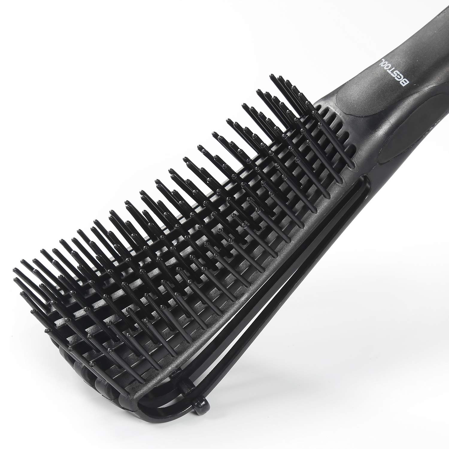 BESTOOL Hair Brush, Detangling Brush for Natural Black and Curly Hair (Pink, Afro 3/4abc), Ideal for Wet or Dry Hair
