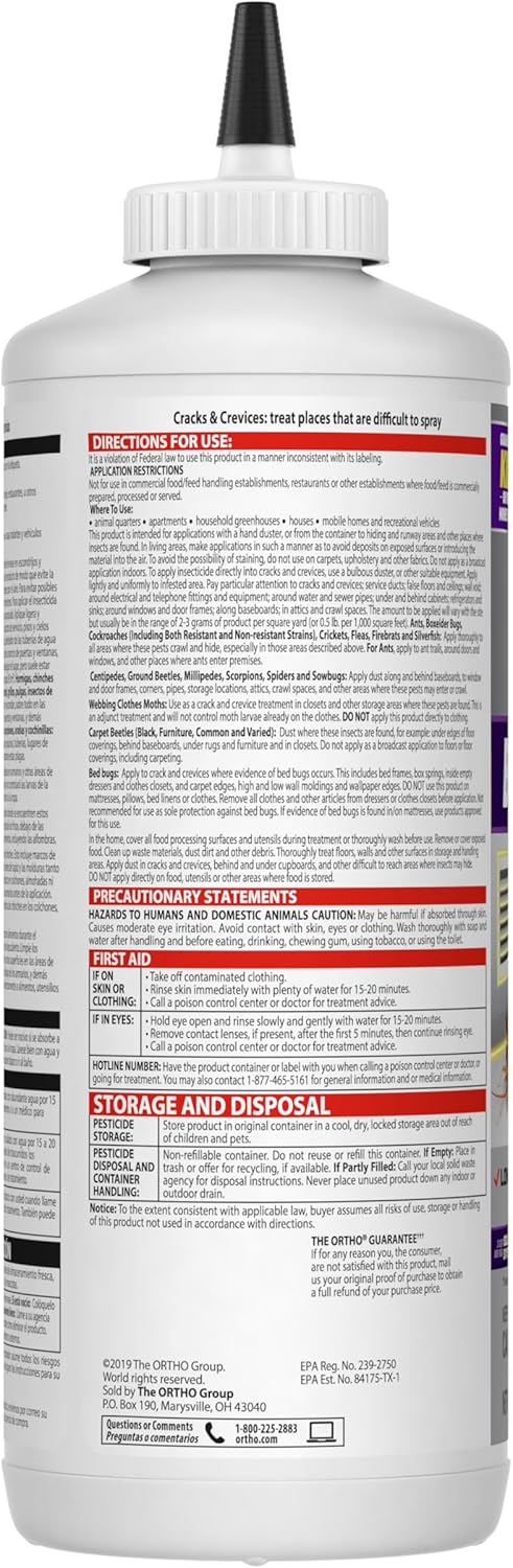 Ortho Home Defense Max Bed Bug, Flea and Tick Killer - With Ready-to-Use Comfort Wand, Kills Bed Bugs and Bed Bug Eggs, Bed Bug Spray Also Kills Fleas and Ticks, 1 gal.