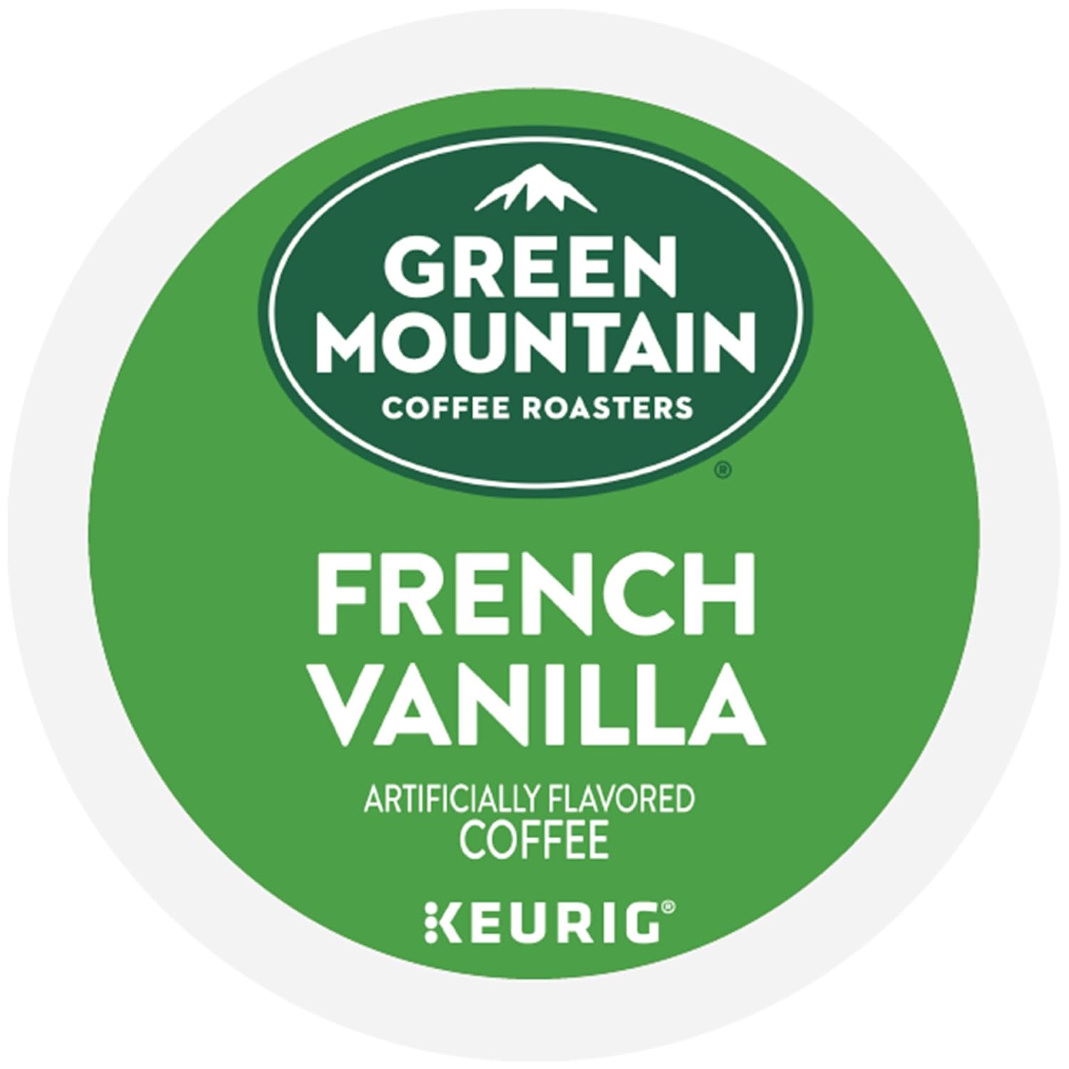 Green Mountain Coffee Roasters Caramel Vanilla Cream Keurig Single-Serve K-Cup pods, Light Roast Coffee, 72 Count (6 Packs of 12)