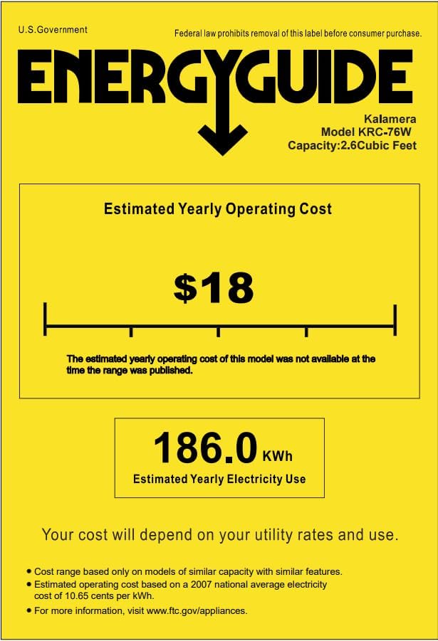 Kalamera 24 inch Wine Cooler, 46 Bottle - Dual Zone Built-in or Freestanding Fridge with Stainless Steel Reversible Glass Door, for Home, Kitchen, or Office.