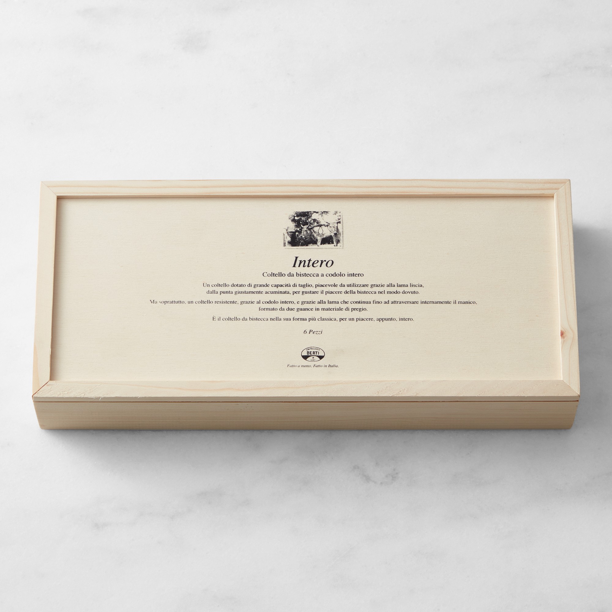 Berti Intero Steak Knives, Set of 6