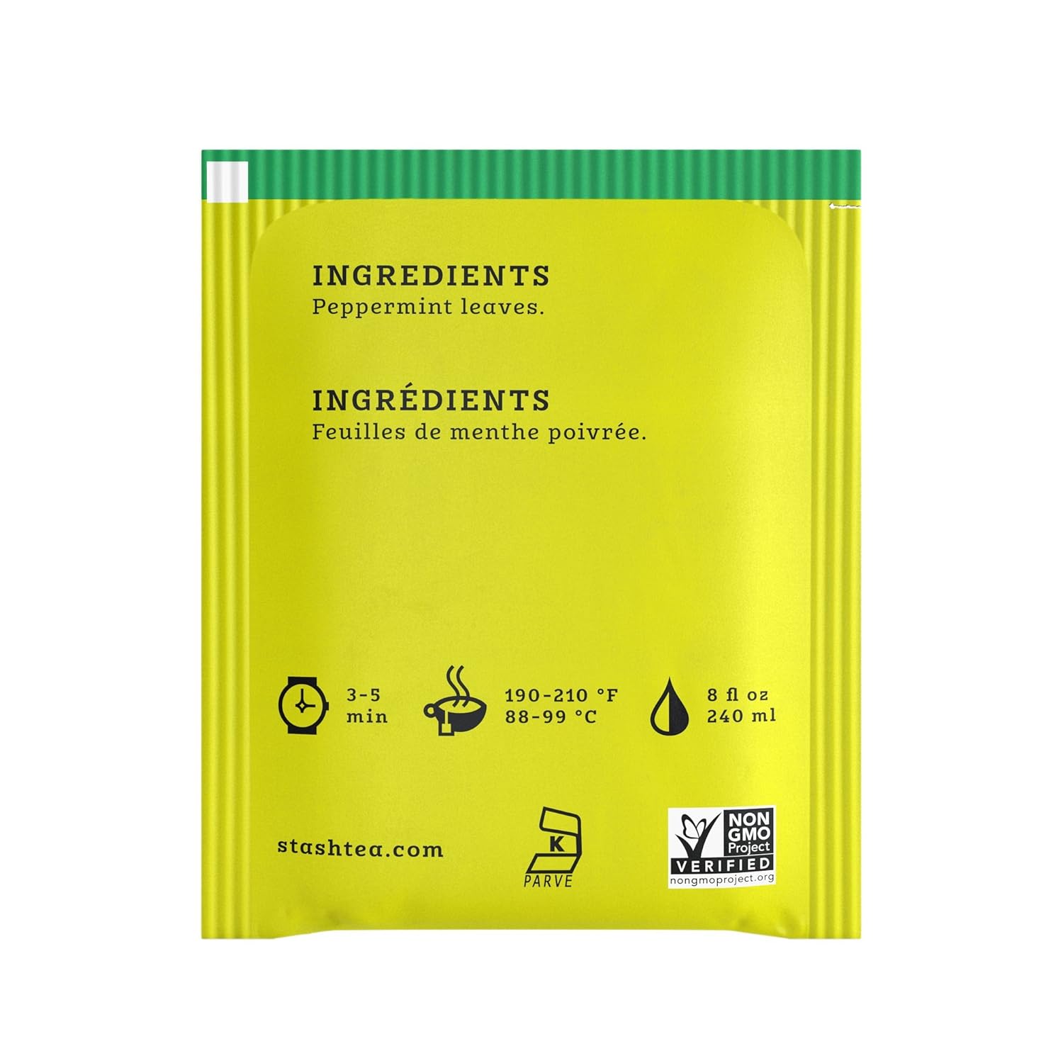 Stash Tea Double Bergamot Earl Grey Black Tea, Box of 100 Tea Bags