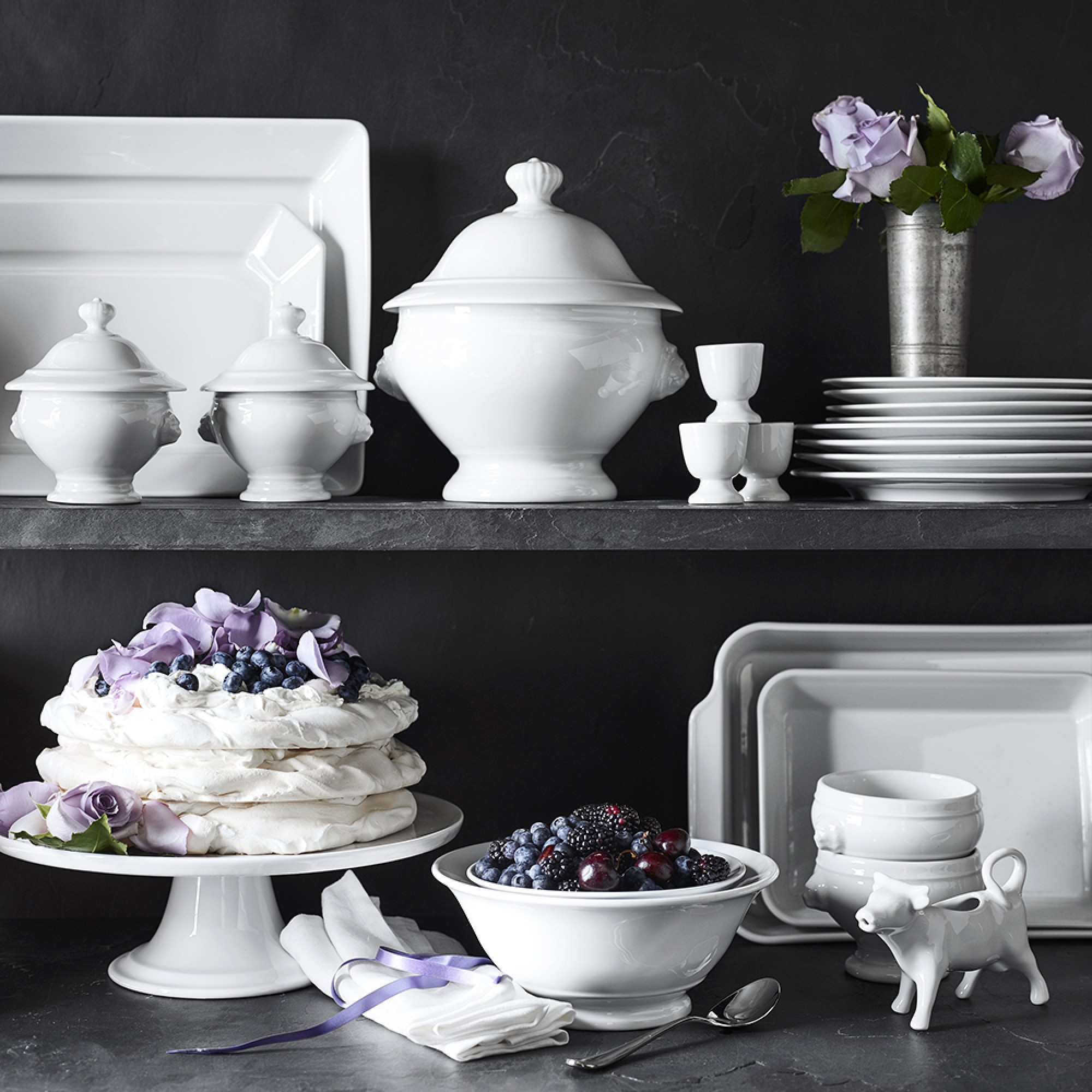 Pillivuyt Porcelain Rectangular Roasters