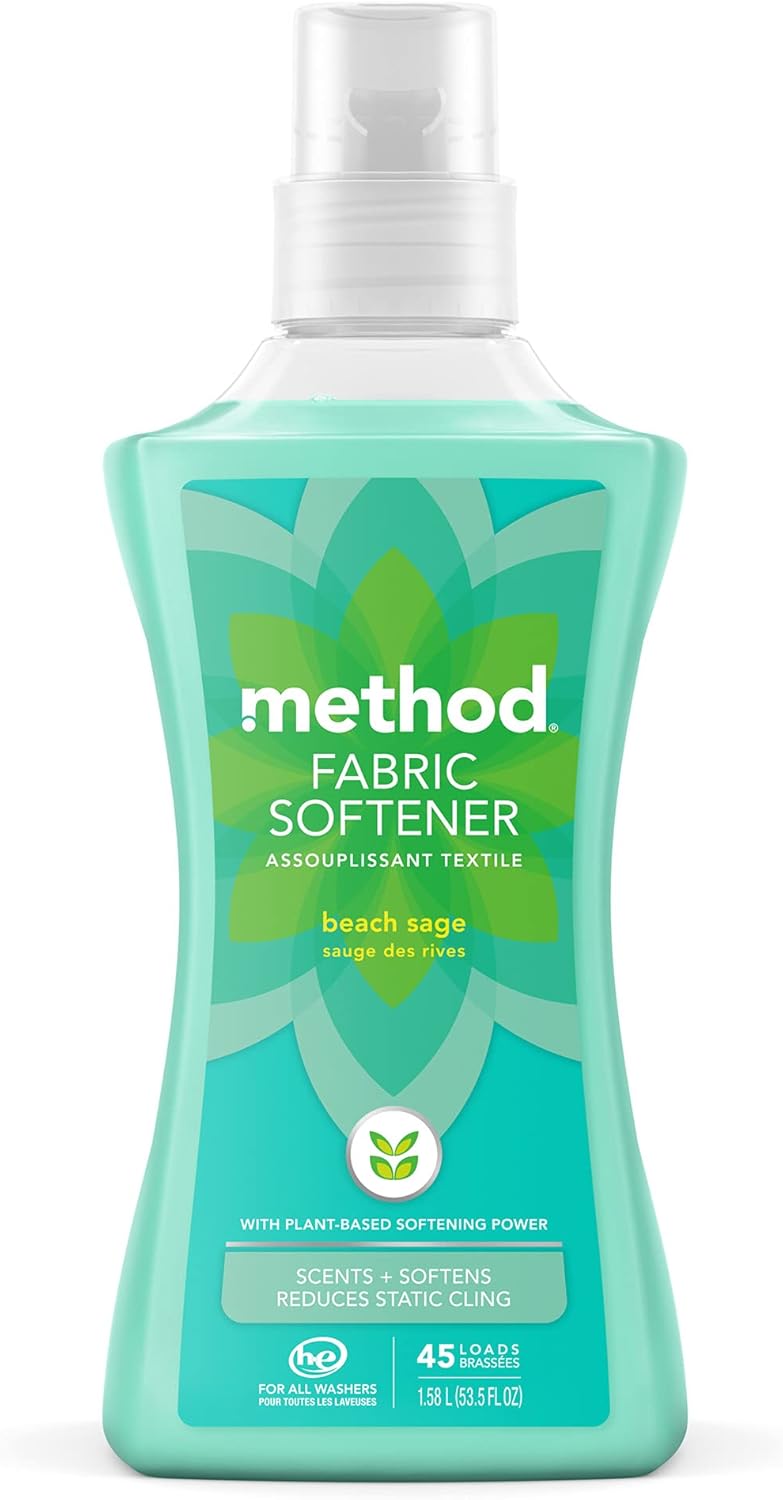 Method Fabric Softener; Ginger Mango; 53.5 Ounces; 45 Loads; 1 pack; Packaging May Vary