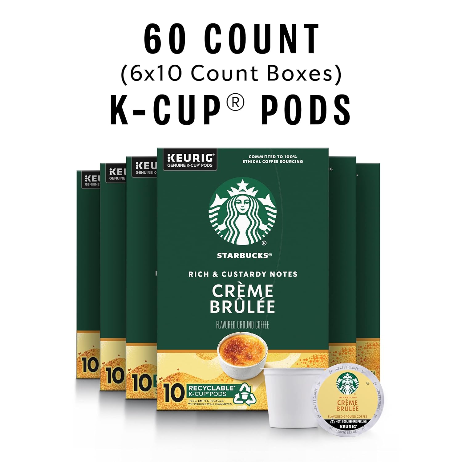 Starbucks K-Cup Coffee Pods, Medium Roast Coffee, Pike Place Roast for Keurig Brewers, 100% Arabica, 4 boxes (96 pods total)