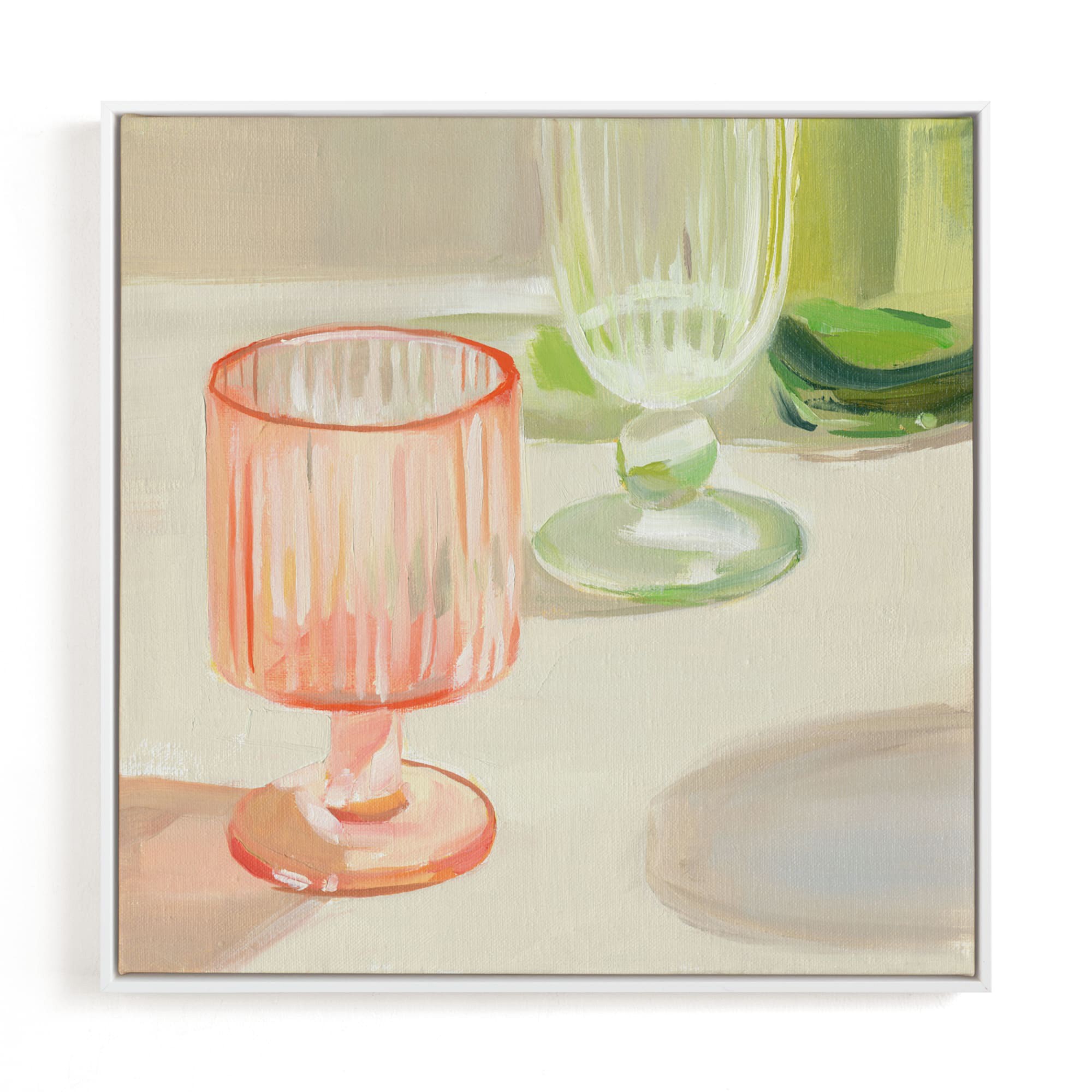 Rainbow Glassware 1 Open Edition Kitchen Art by Minted
