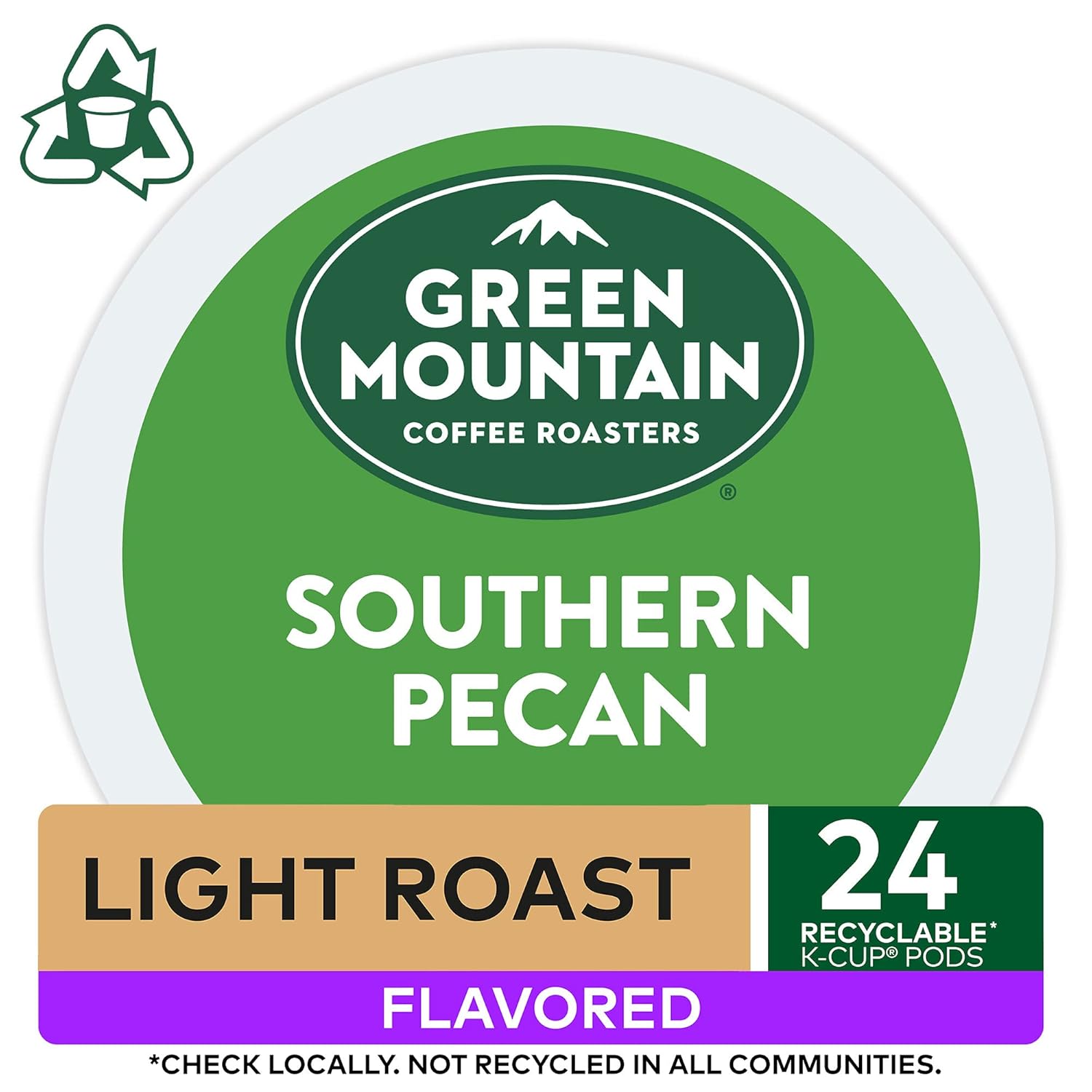 Green Mountain Coffee Roasters Caramel Vanilla Cream Keurig Single-Serve K-Cup pods, Light Roast Coffee, 72 Count (6 Packs of 12)