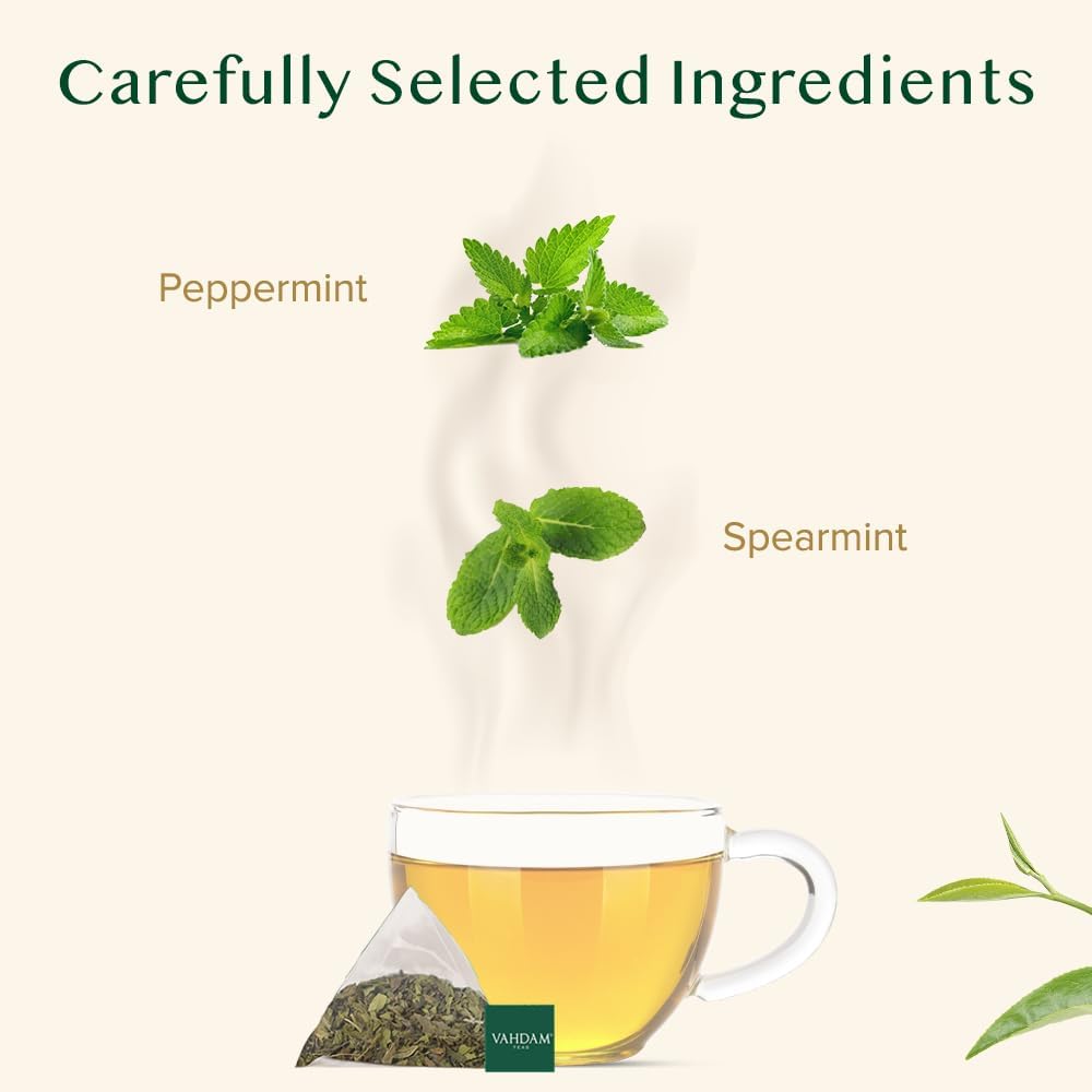 VAHDAM, Organic Turmeric Ginger Herbal Tea Bags (100 Pyramid Tea Bags) Caffeine Free, Non GMO, Gluten Free | 100% Pure Herbal Blend - Savory & Spicy | Plant-Based Tea Bags | Resealable Ziplock Pouch